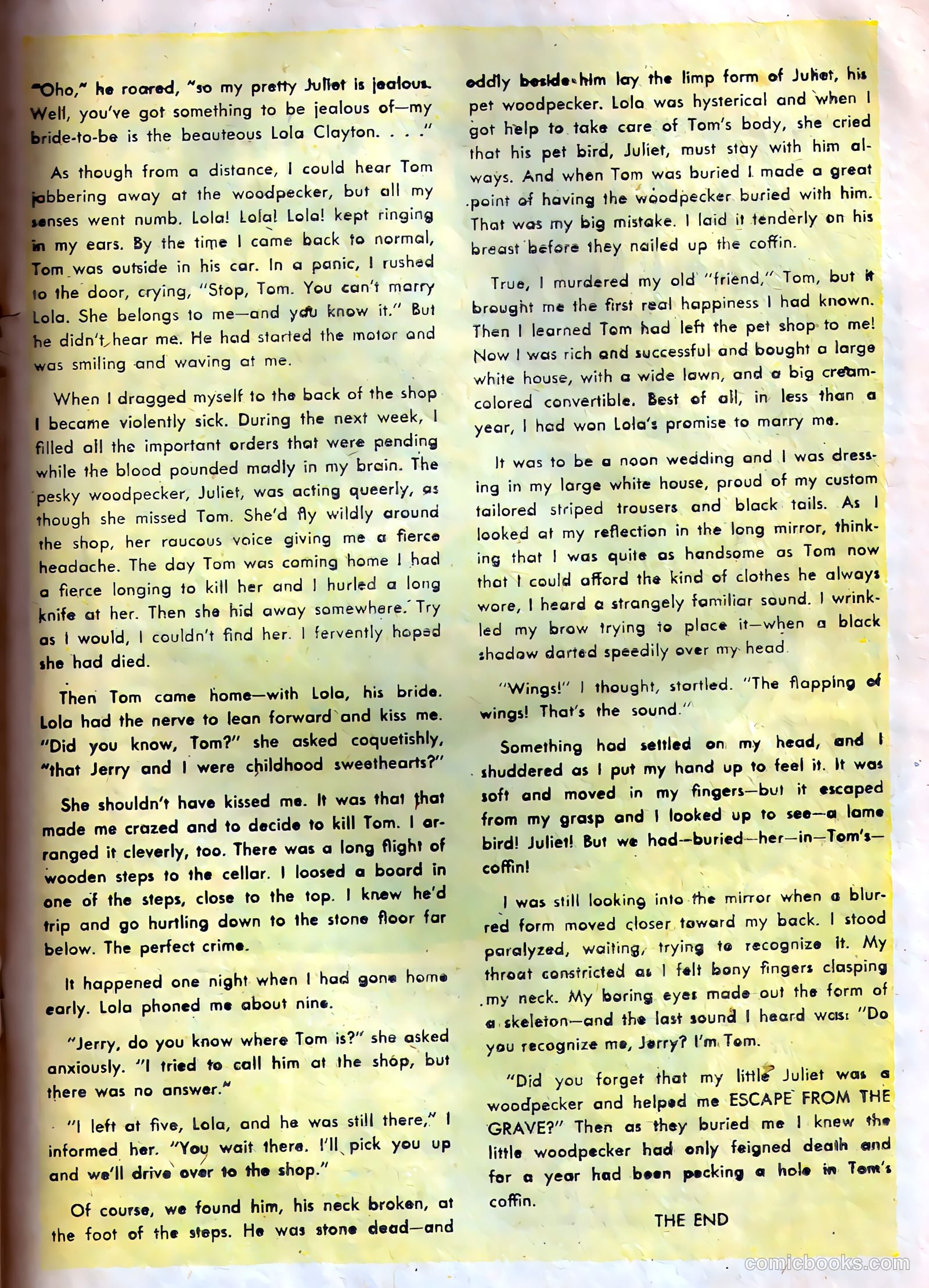 Dark Mysteries #15 (1953) — page 19 of 36