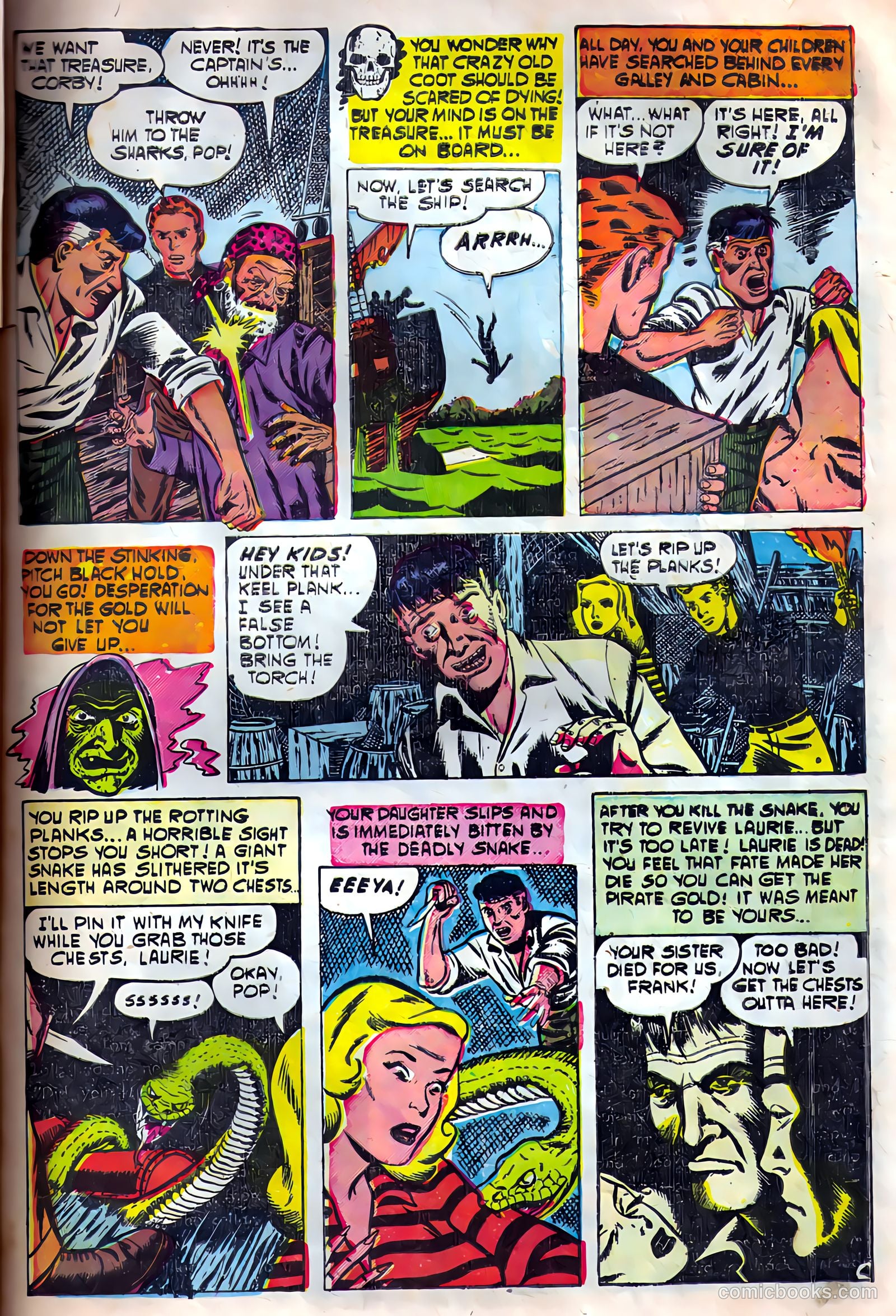 Dark Mysteries #15 (1953) — page 23 of 36