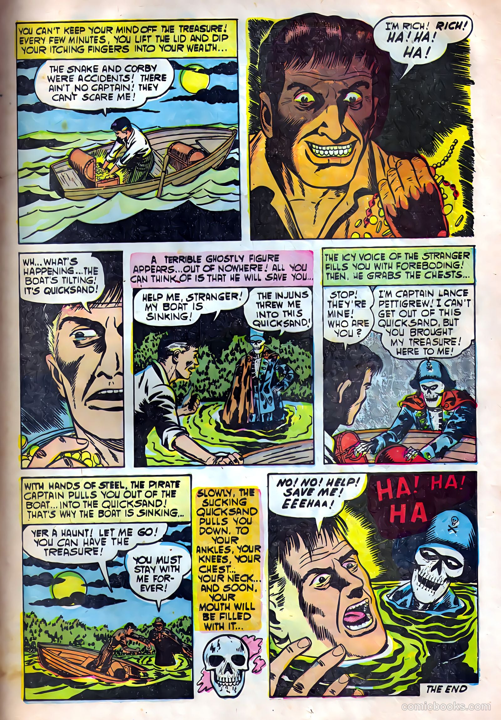 Dark Mysteries #15 (1953) — page 25 of 36