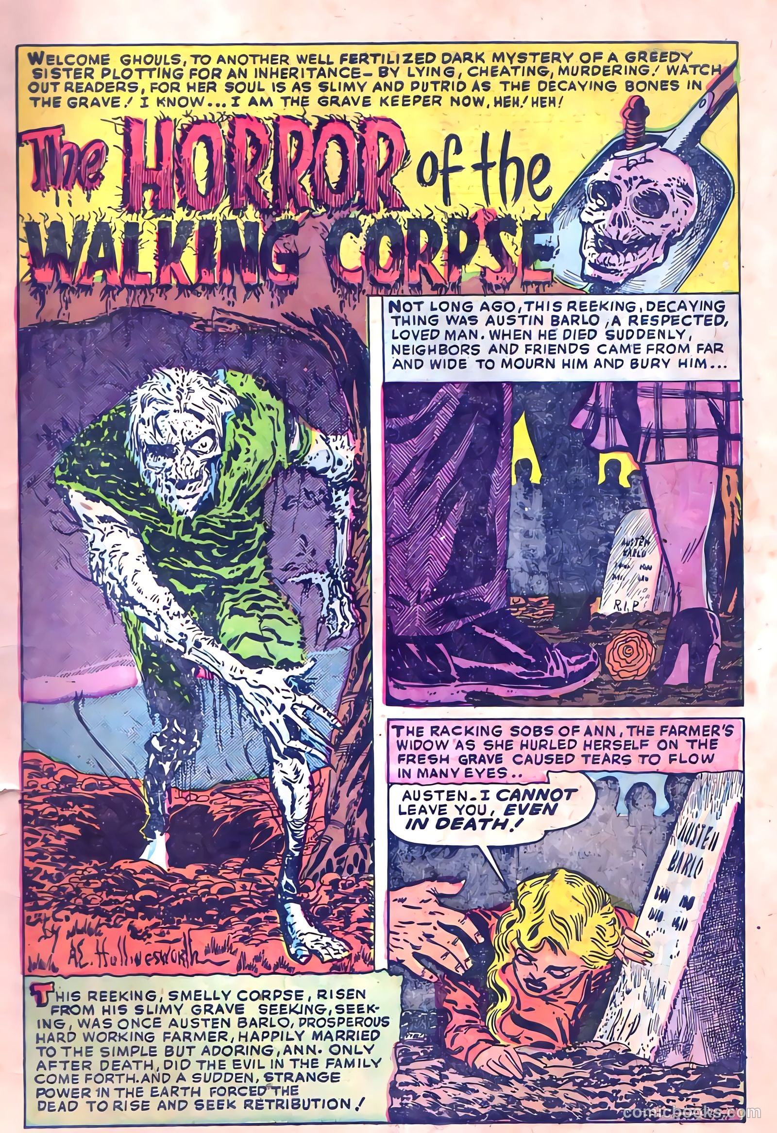 Dark Mysteries #16 (1954) — page 3 of 36