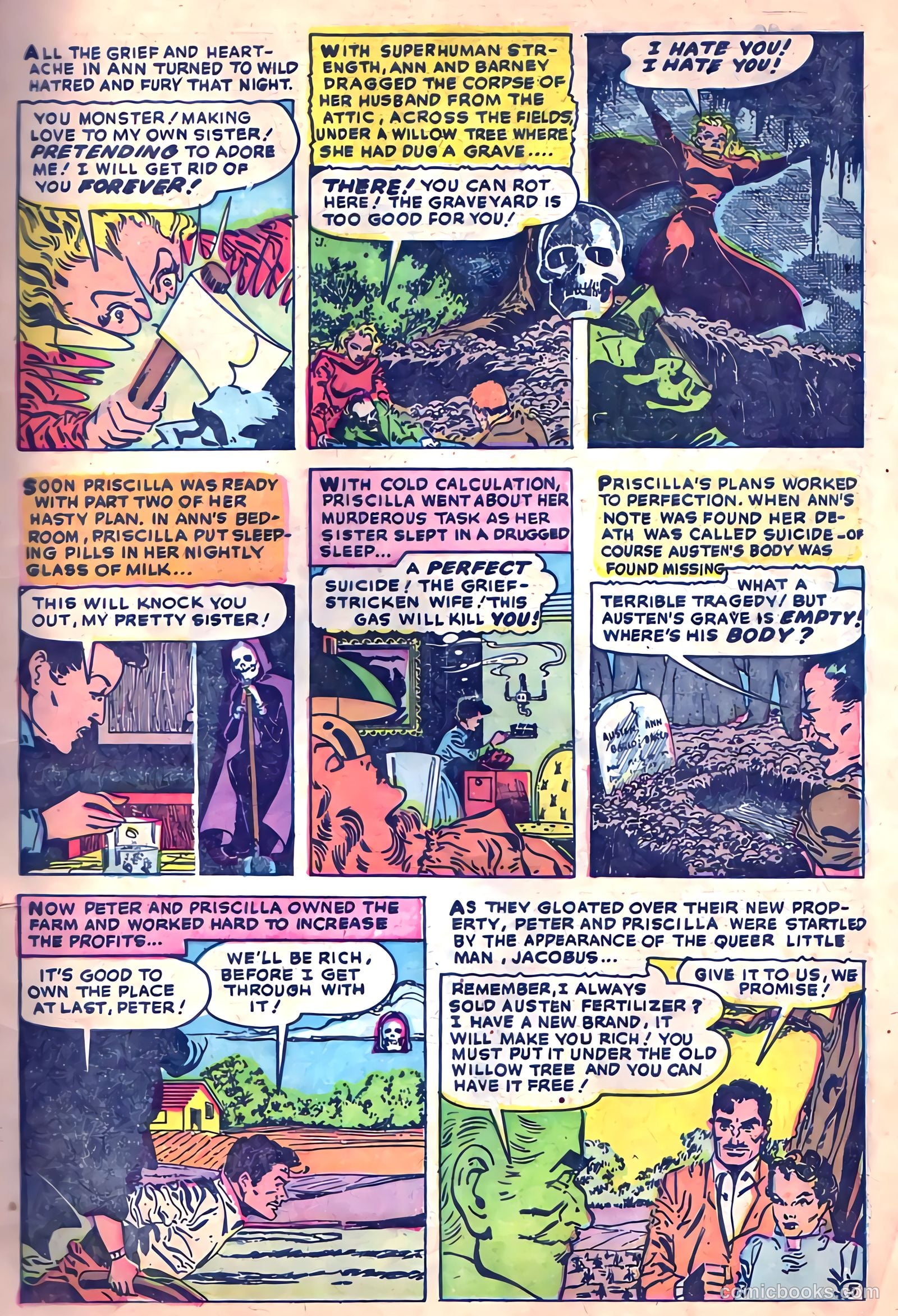 Dark Mysteries #16 (1954) — page 7 of 36