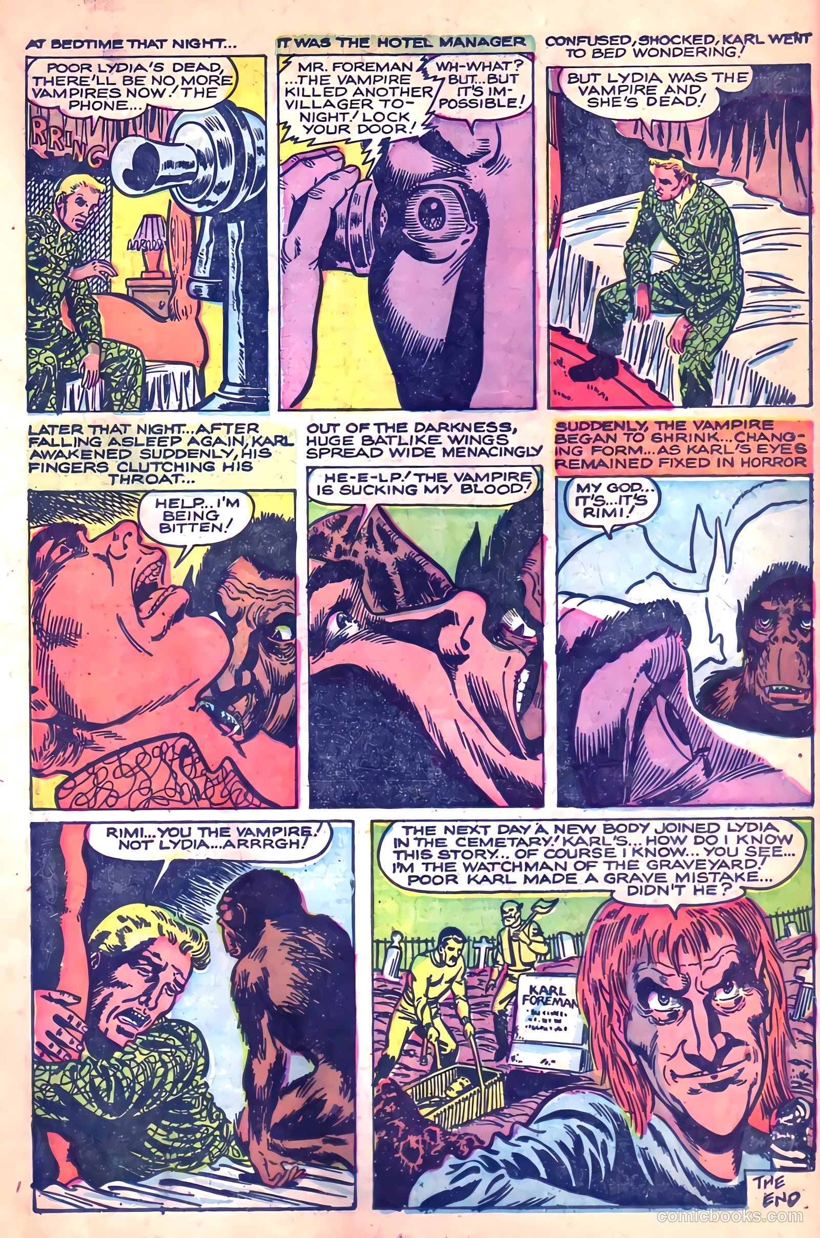 Dark Mysteries #16 (1954) — page 18 of 36