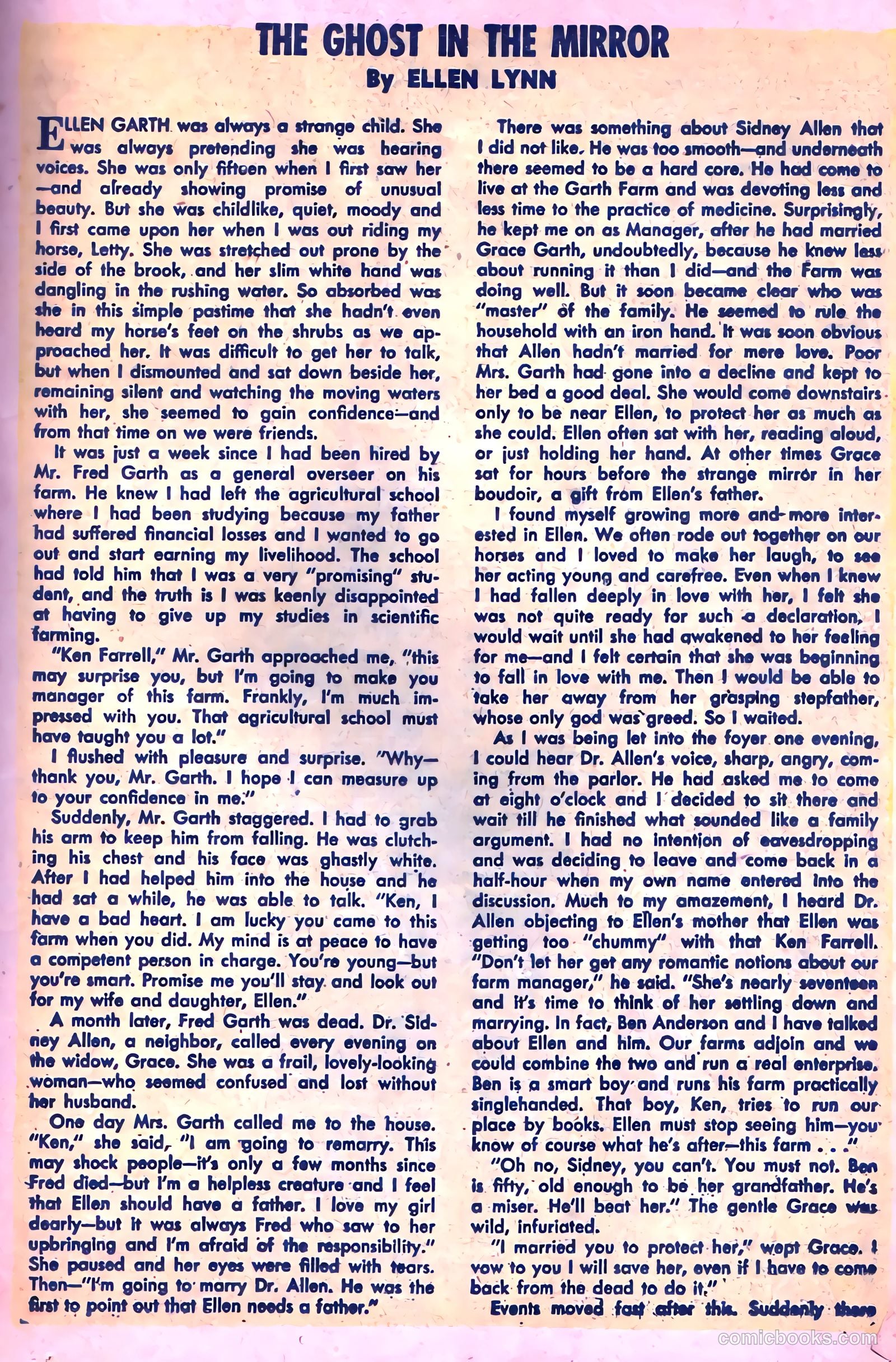 Dark Mysteries #16 (1954) — page 19 of 36