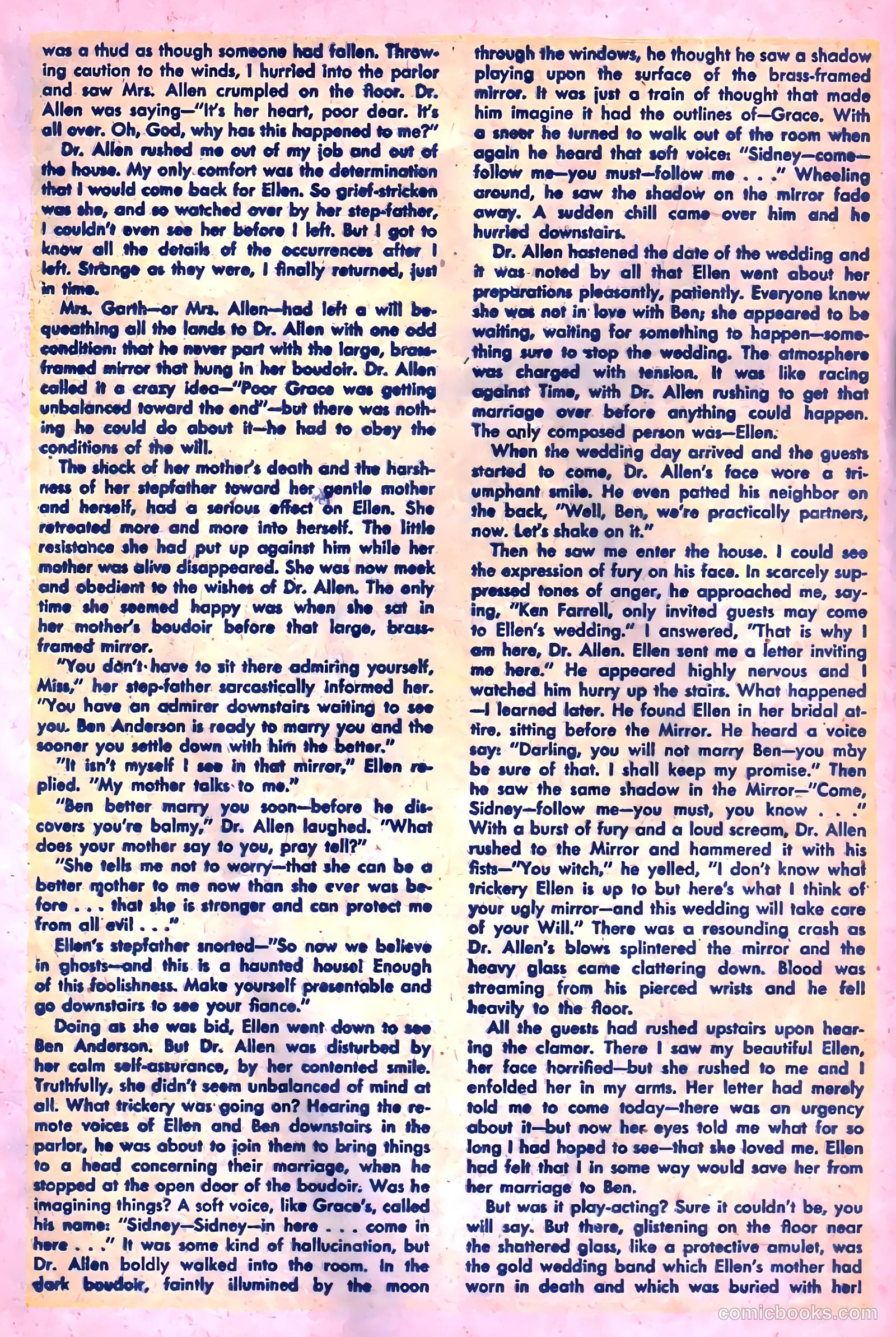 Dark Mysteries #16 (1954) — page 20 of 36