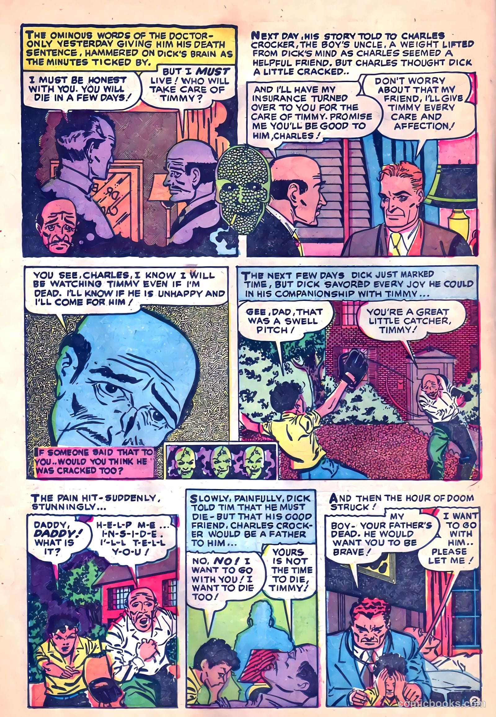 Dark Mysteries #16 (1954) — page 22 of 36