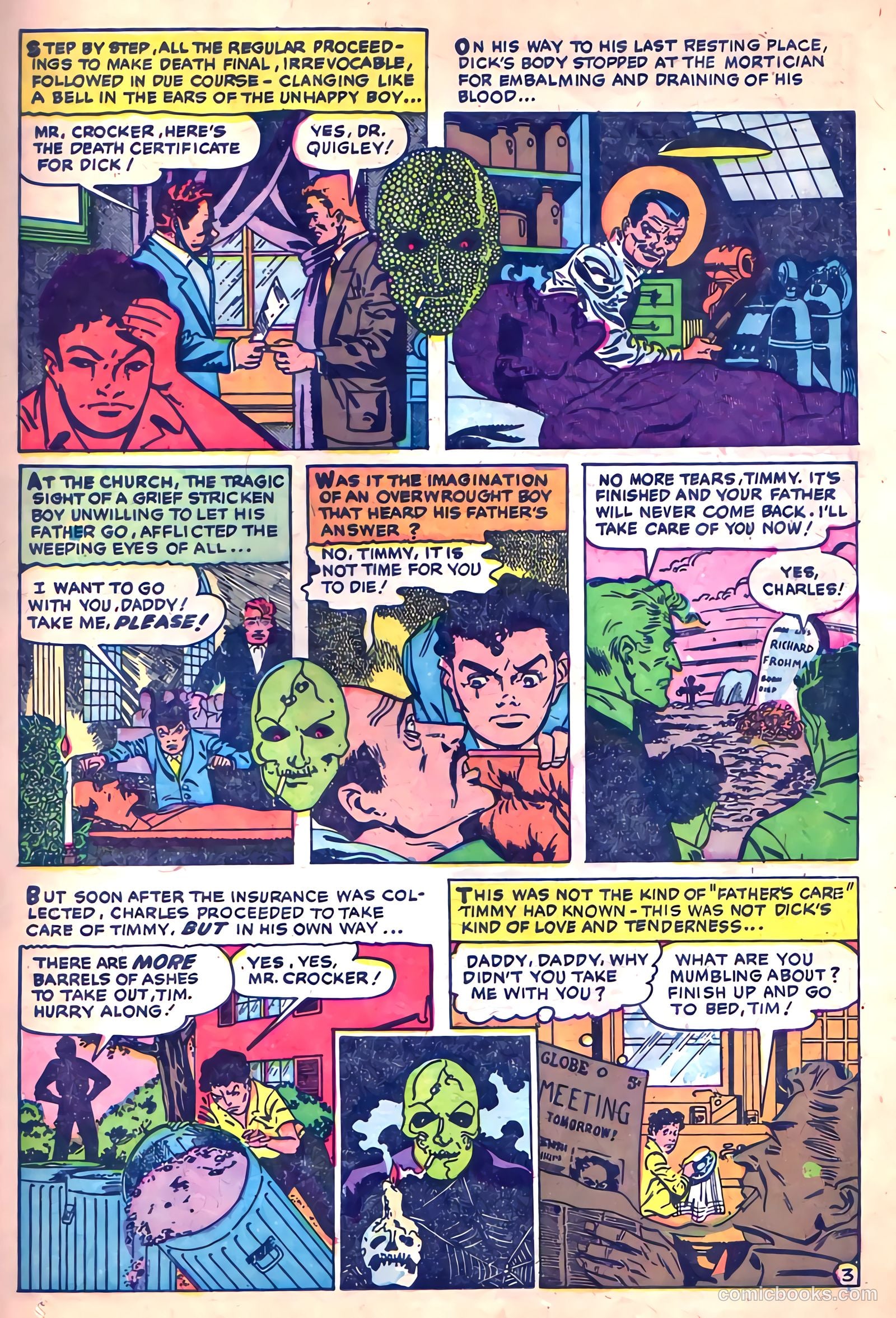 Dark Mysteries #16 (1954) — page 23 of 36