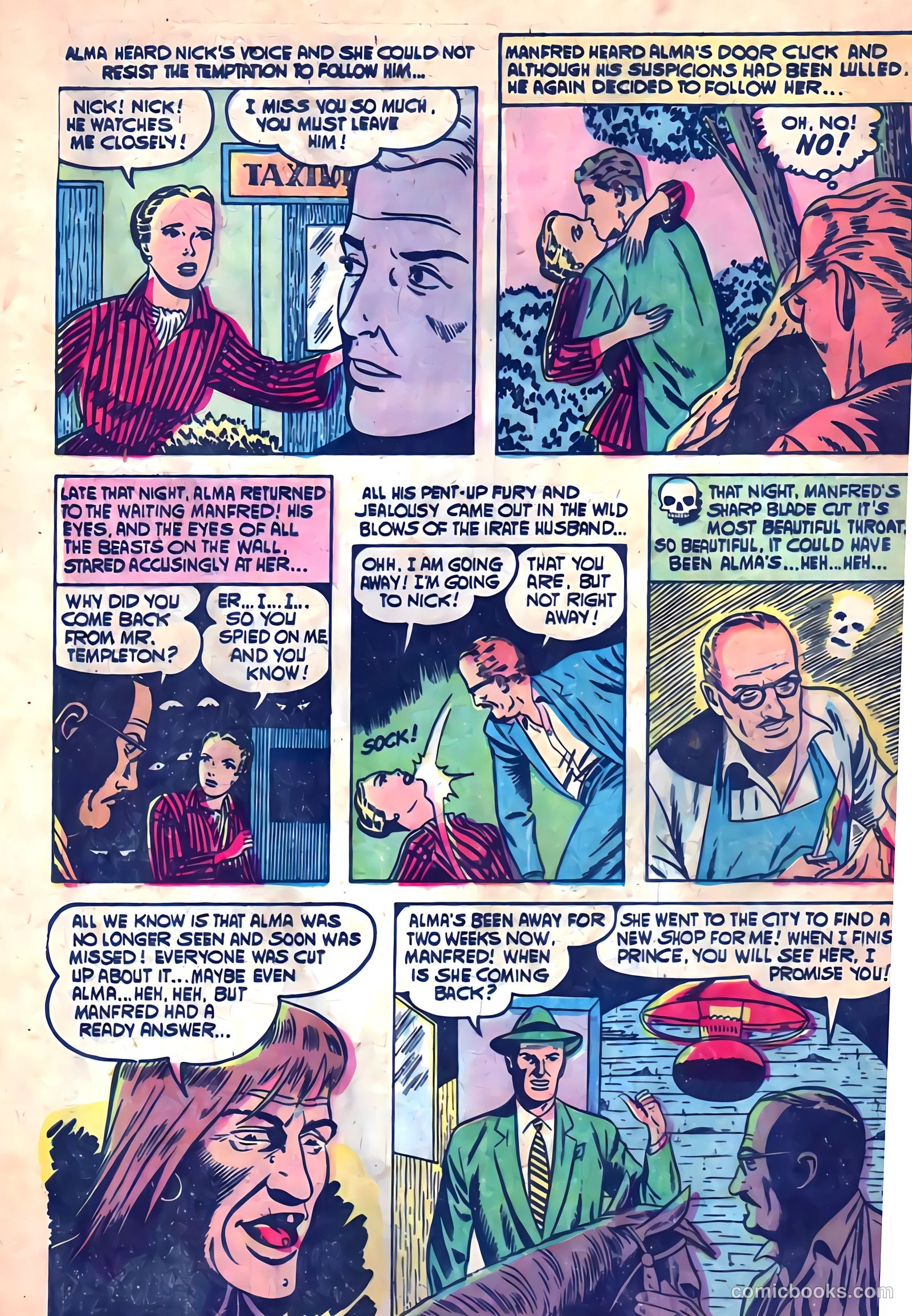 Dark Mysteries #16 (1954) — page 32 of 36