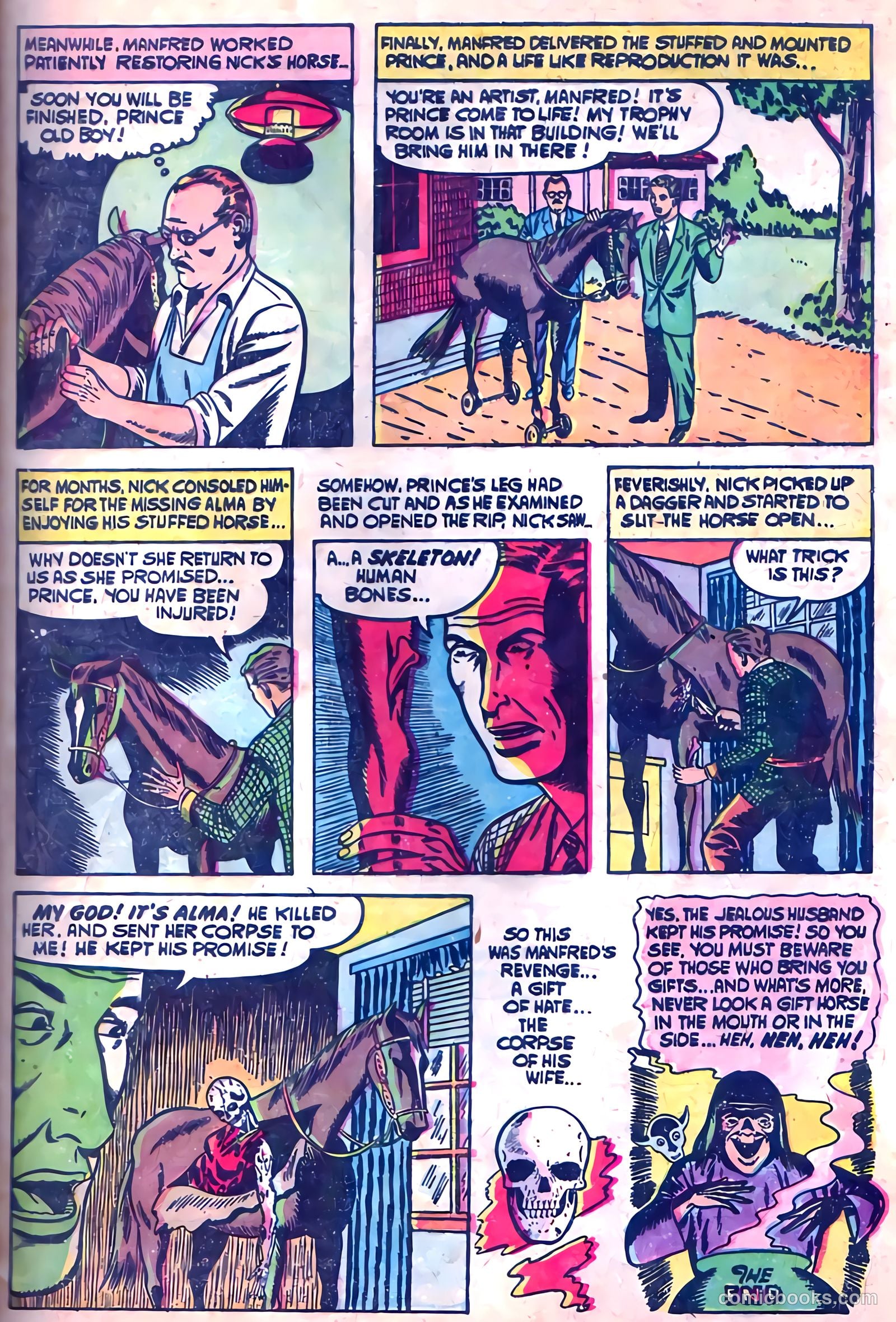 Dark Mysteries #16 (1954) — page 33 of 36