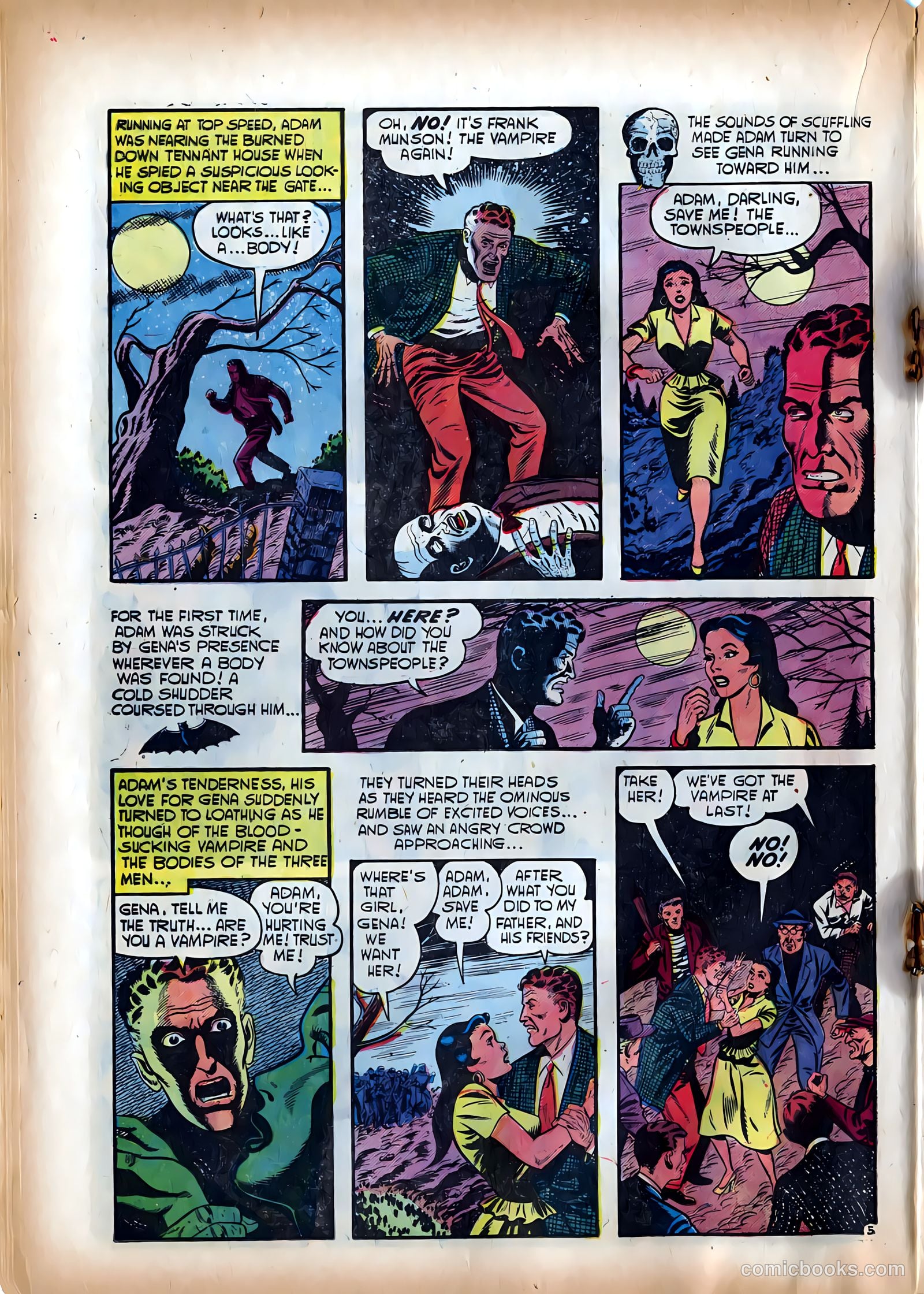 Dark Mysteries #18 (1954) — page 16 of 36