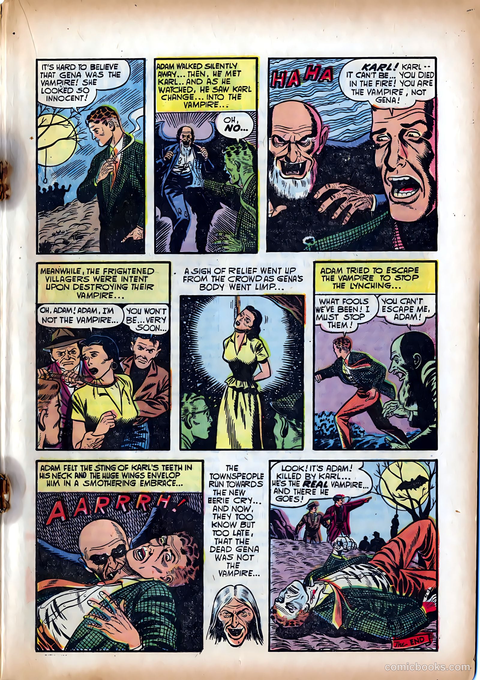 Dark Mysteries #18 (1954) — page 17 of 36