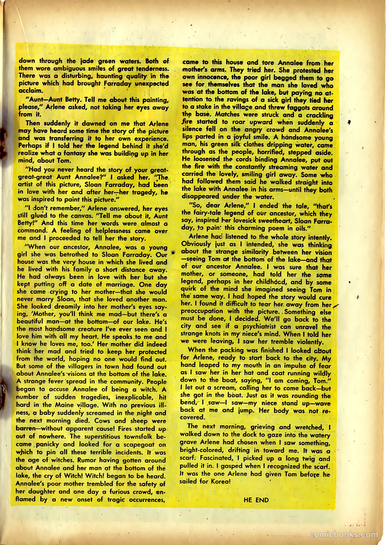 Dark Mysteries #18 (1954) — page 19 of 36