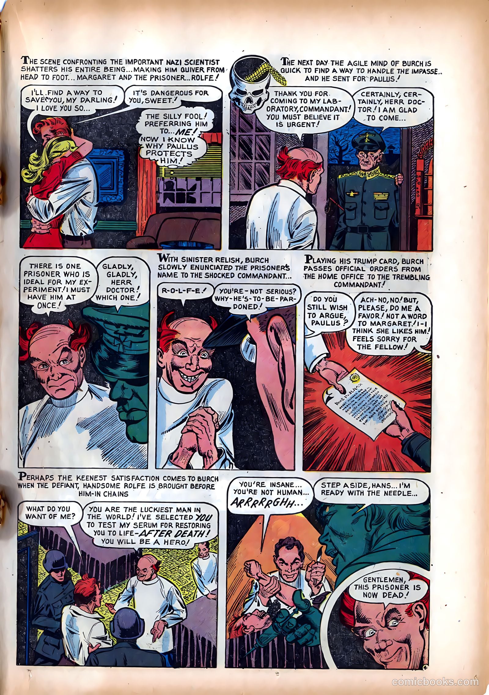 Dark Mysteries #18 (1954) — page 23 of 36