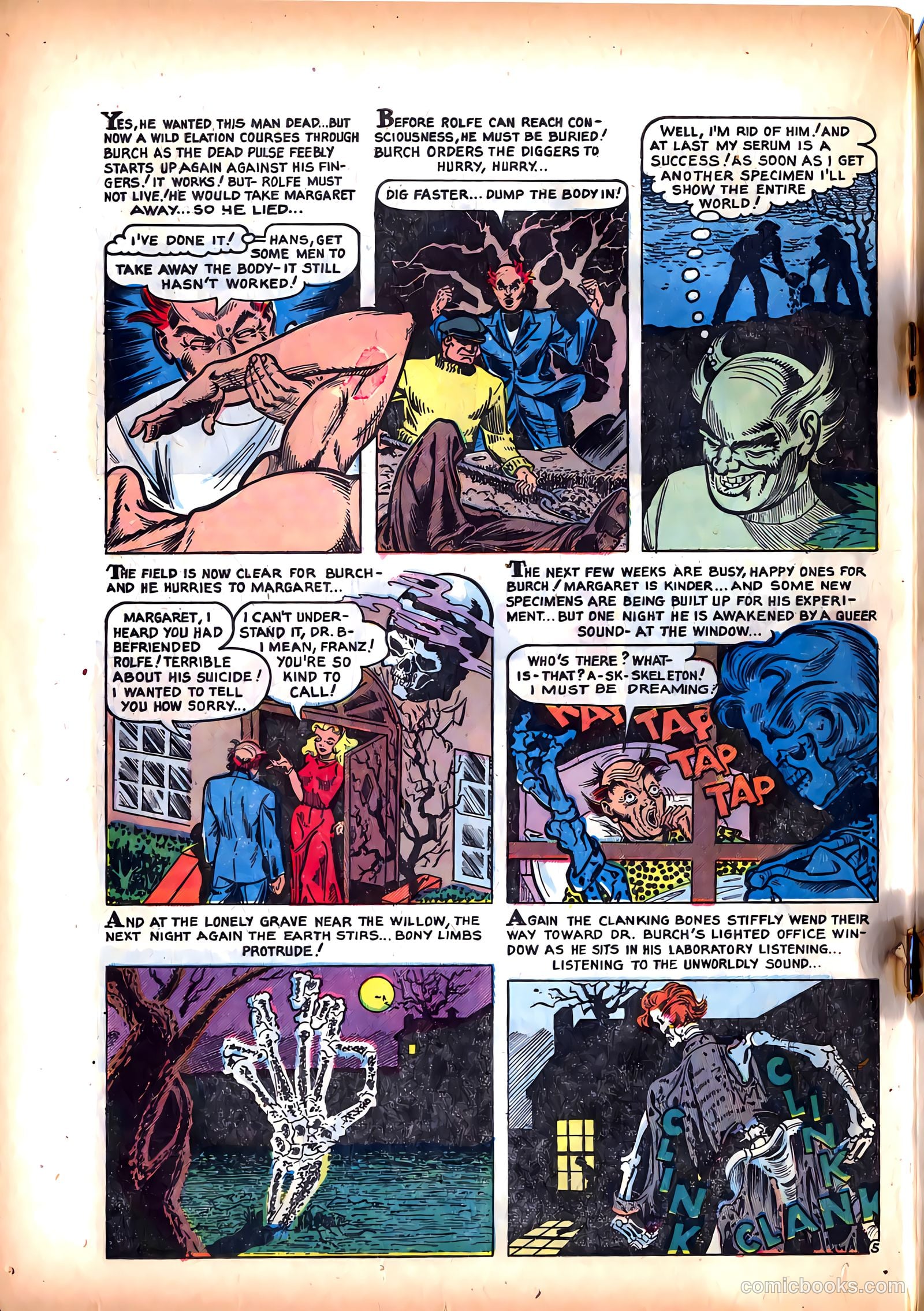 Dark Mysteries #18 (1954) — page 24 of 36