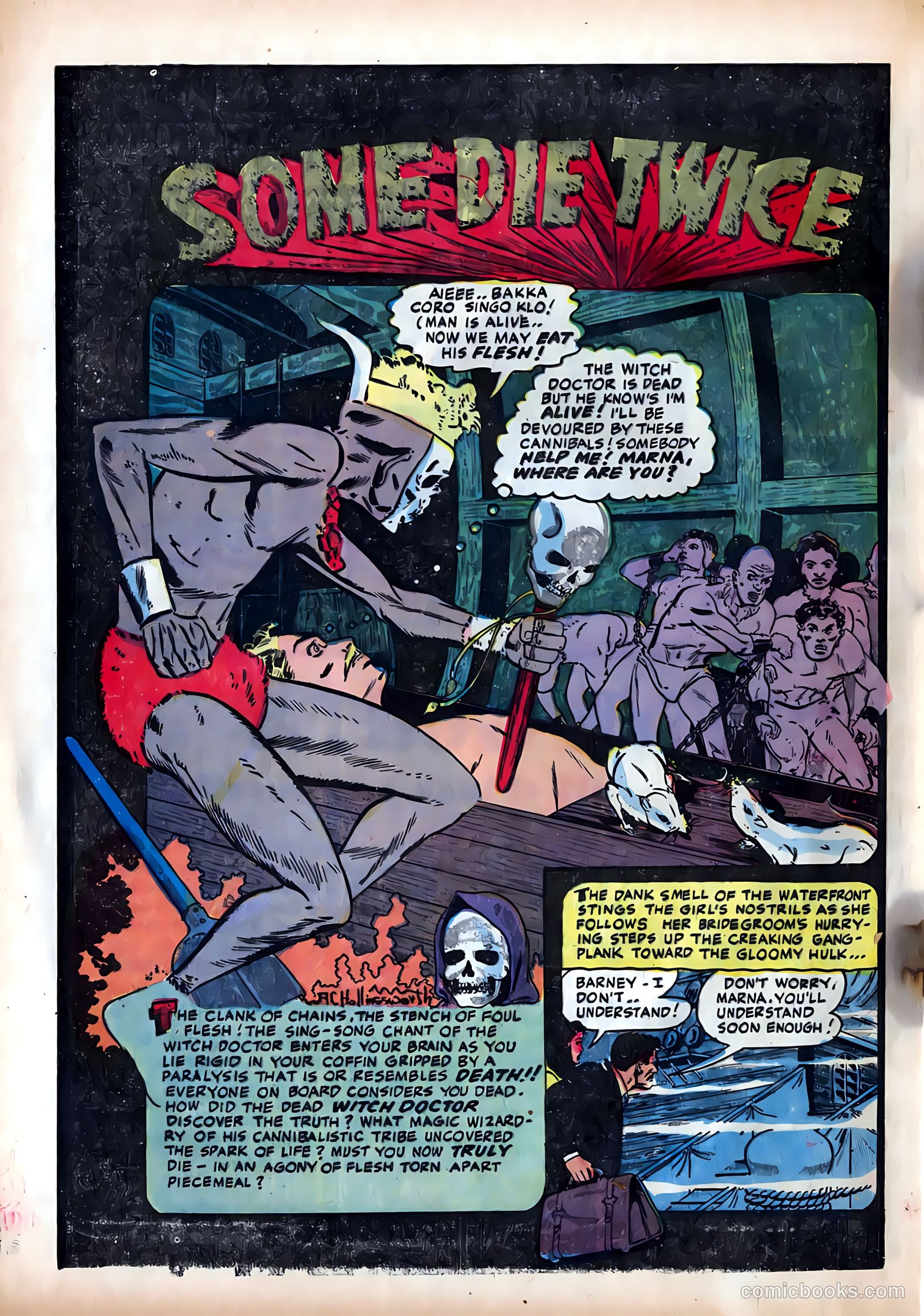 Dark Mysteries #18 (1954) — page 28 of 36