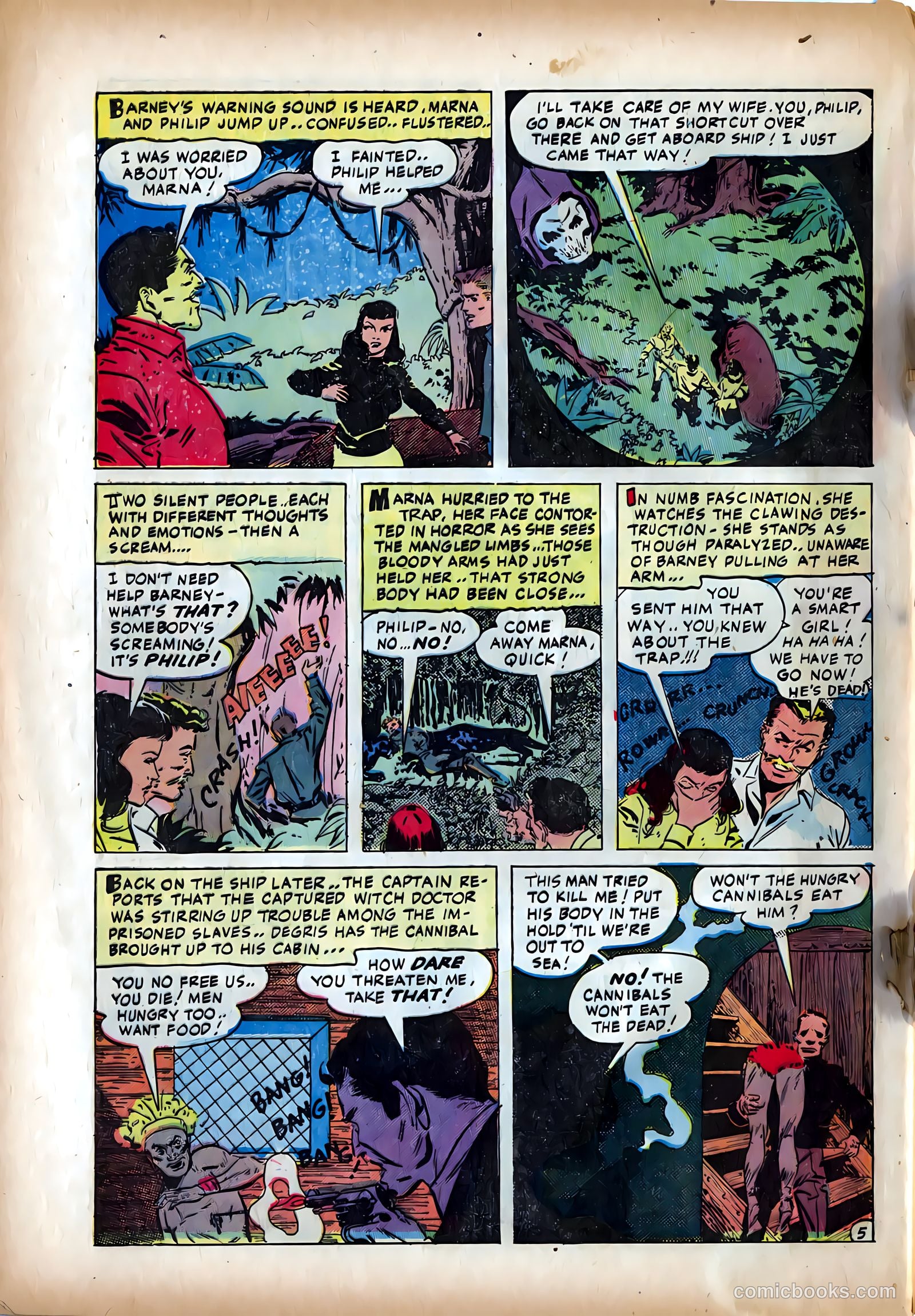 Dark Mysteries #18 (1954) — page 32 of 36
