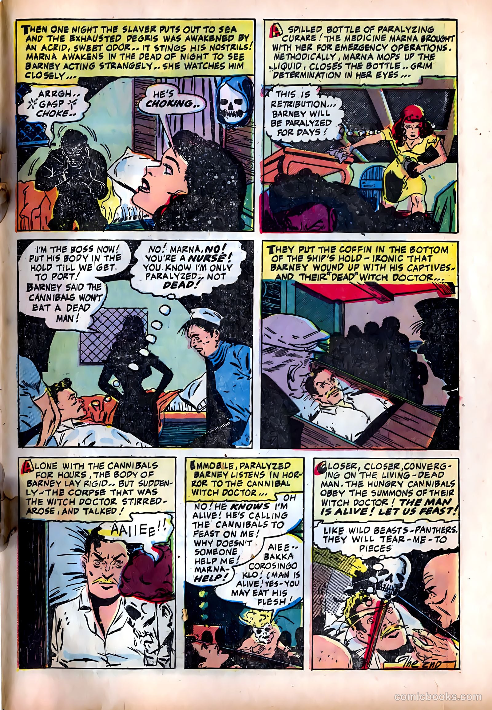 Dark Mysteries #18 (1954) — page 33 of 36