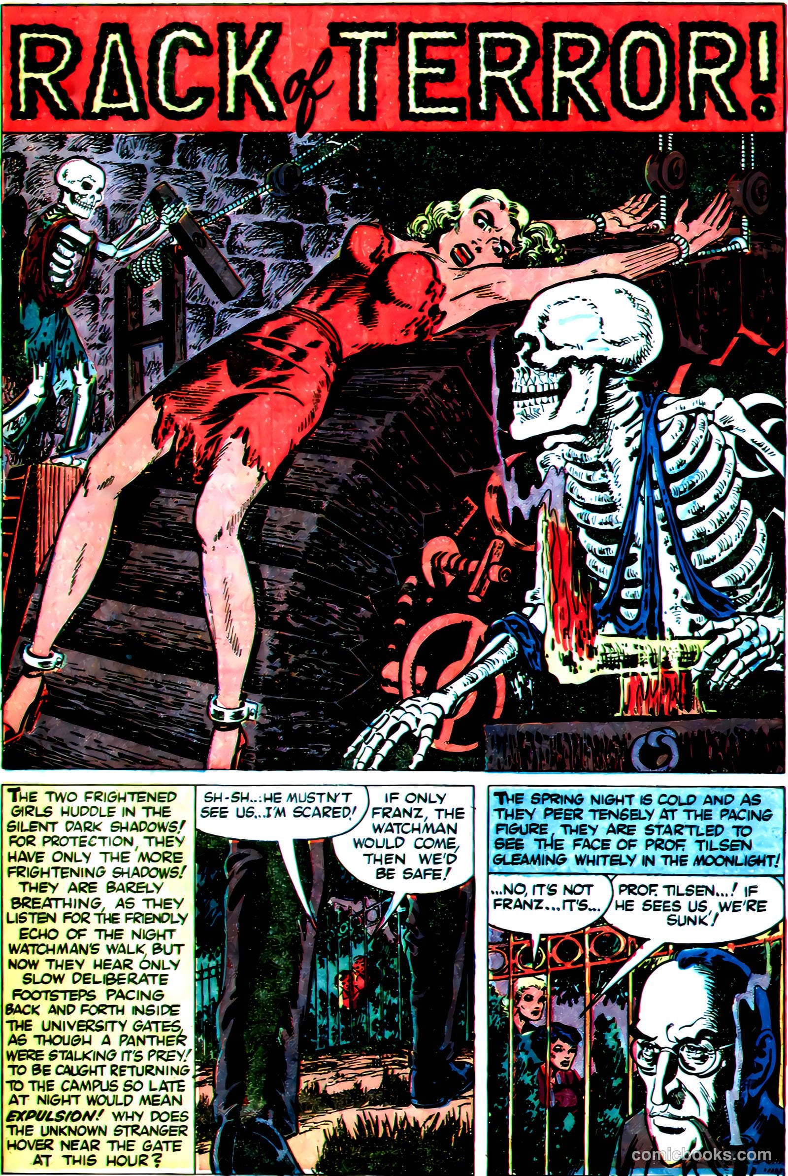 Dark Mysteries #19 (1954) — page 3 of 36