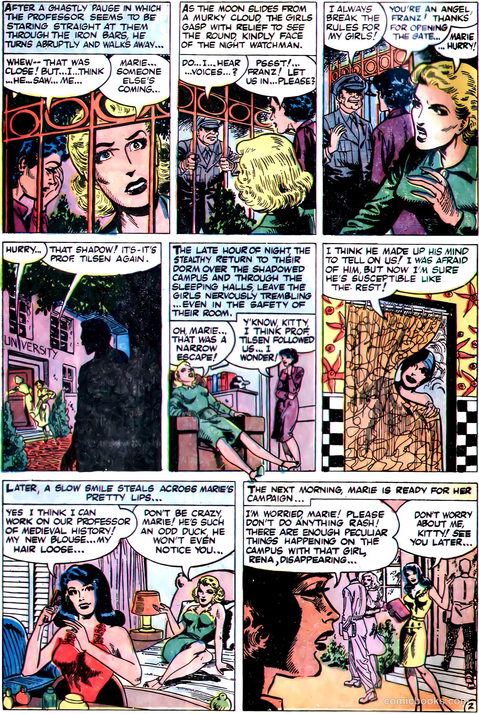 Dark Mysteries #19 (1954) — page 4 of 36