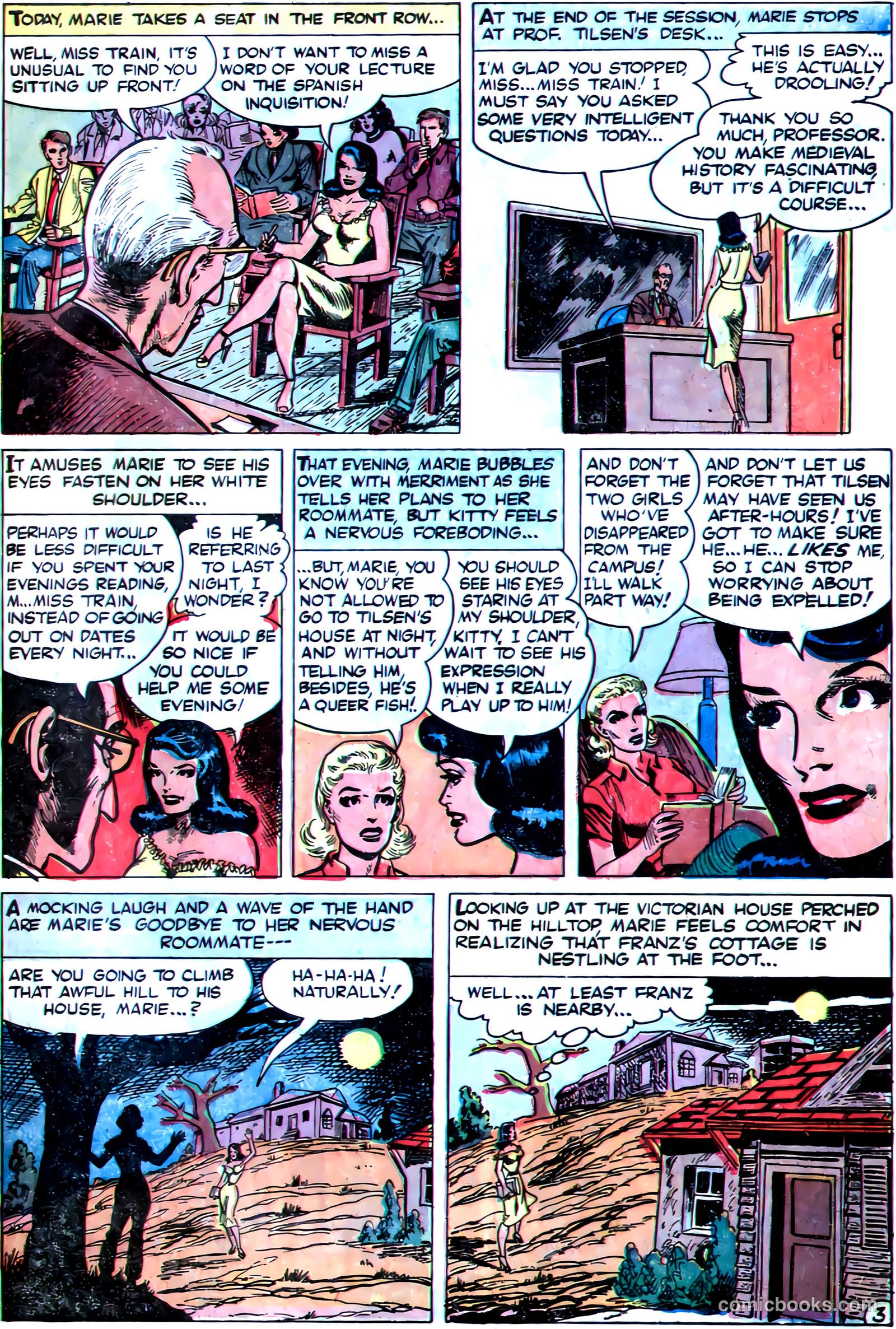 Dark Mysteries #19 (1954) — page 5 of 36