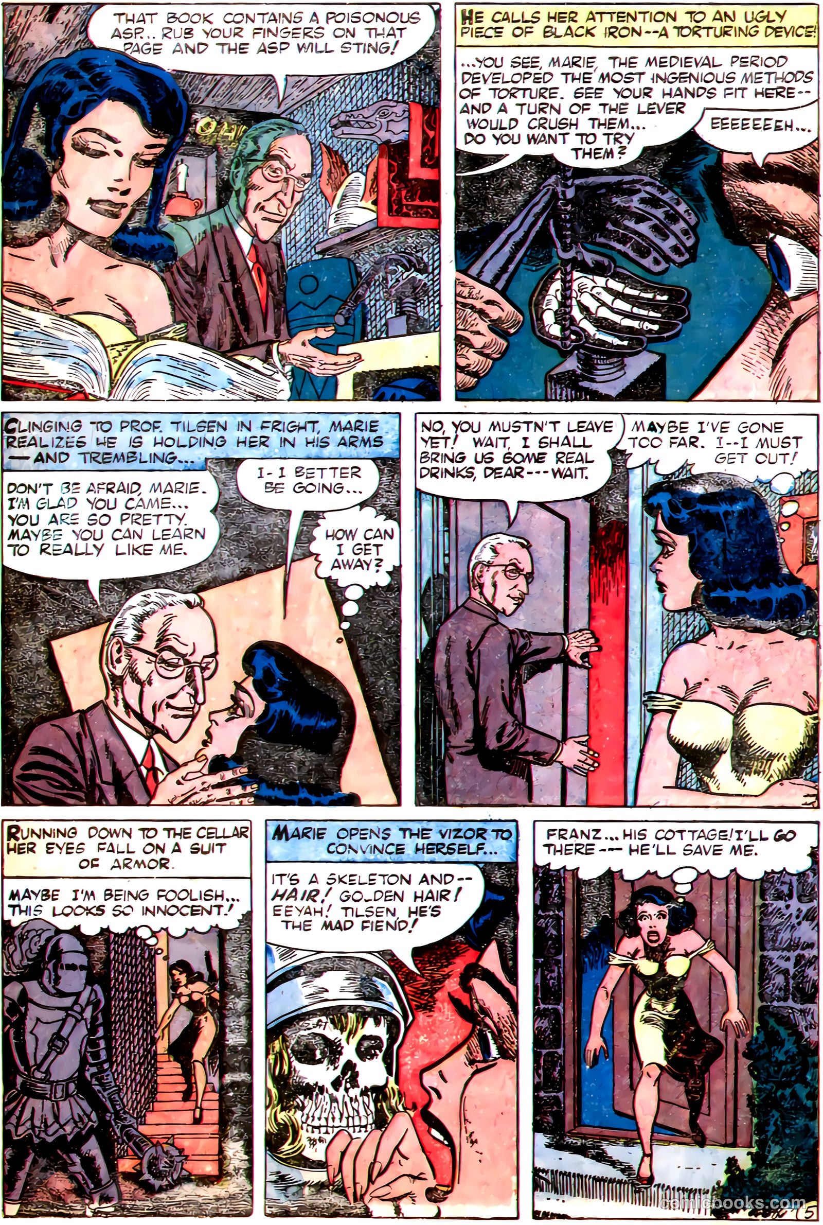 Dark Mysteries #19 (1954) — page 7 of 36