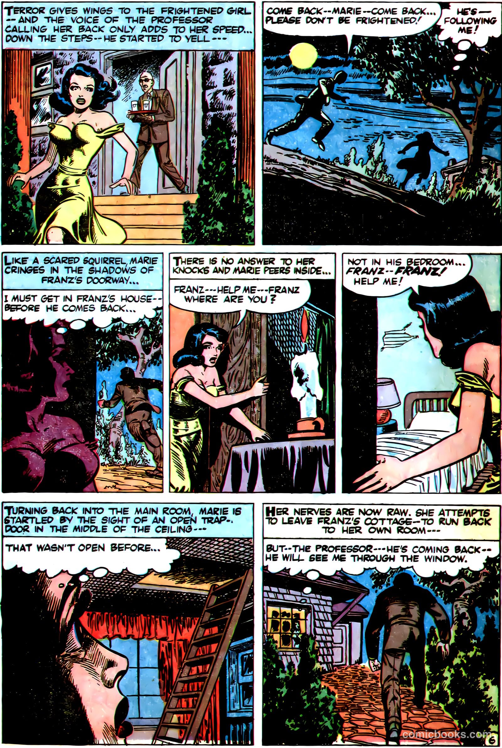 Dark Mysteries #19 (1954) — page 8 of 36