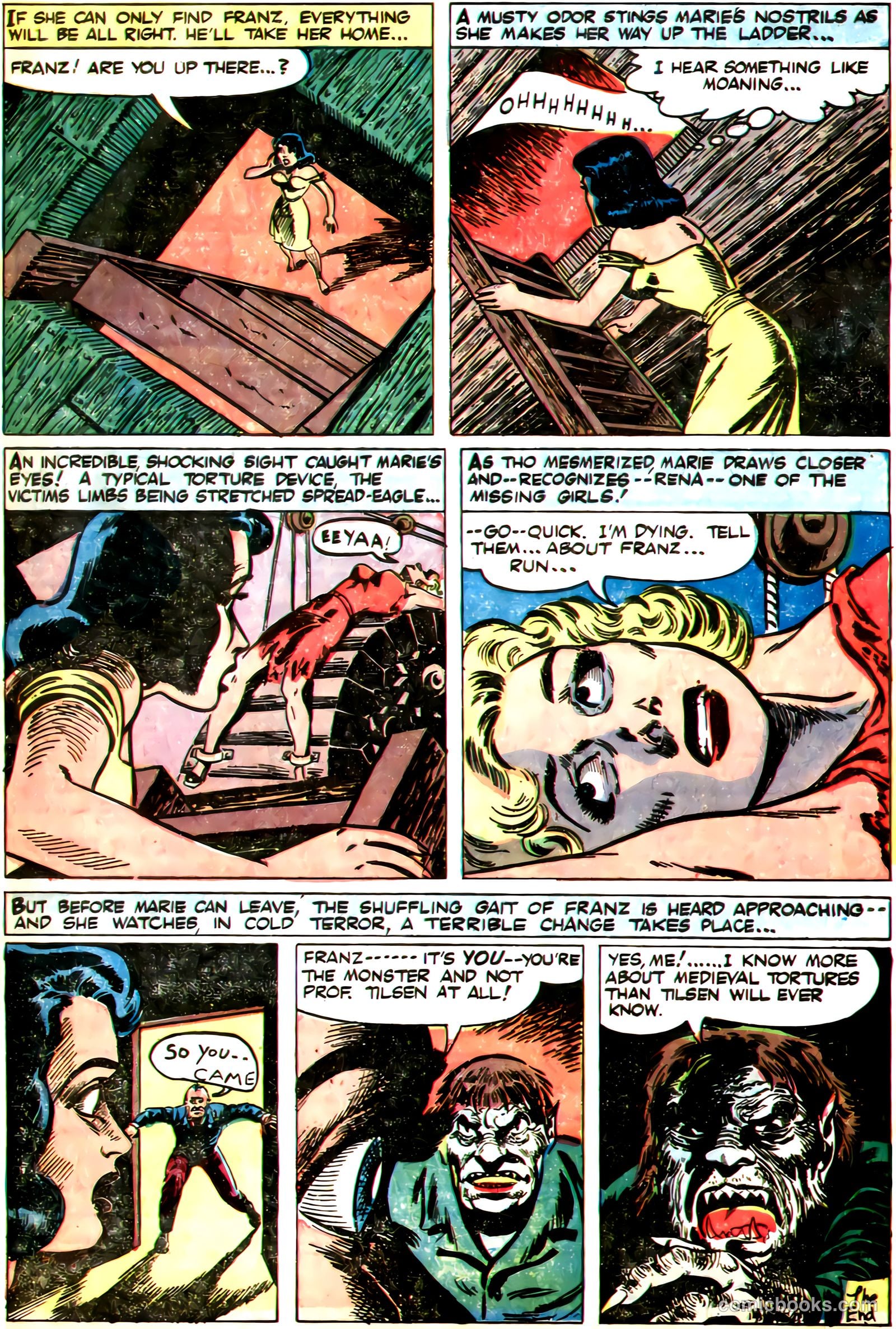 Dark Mysteries #19 (1954) — page 9 of 36