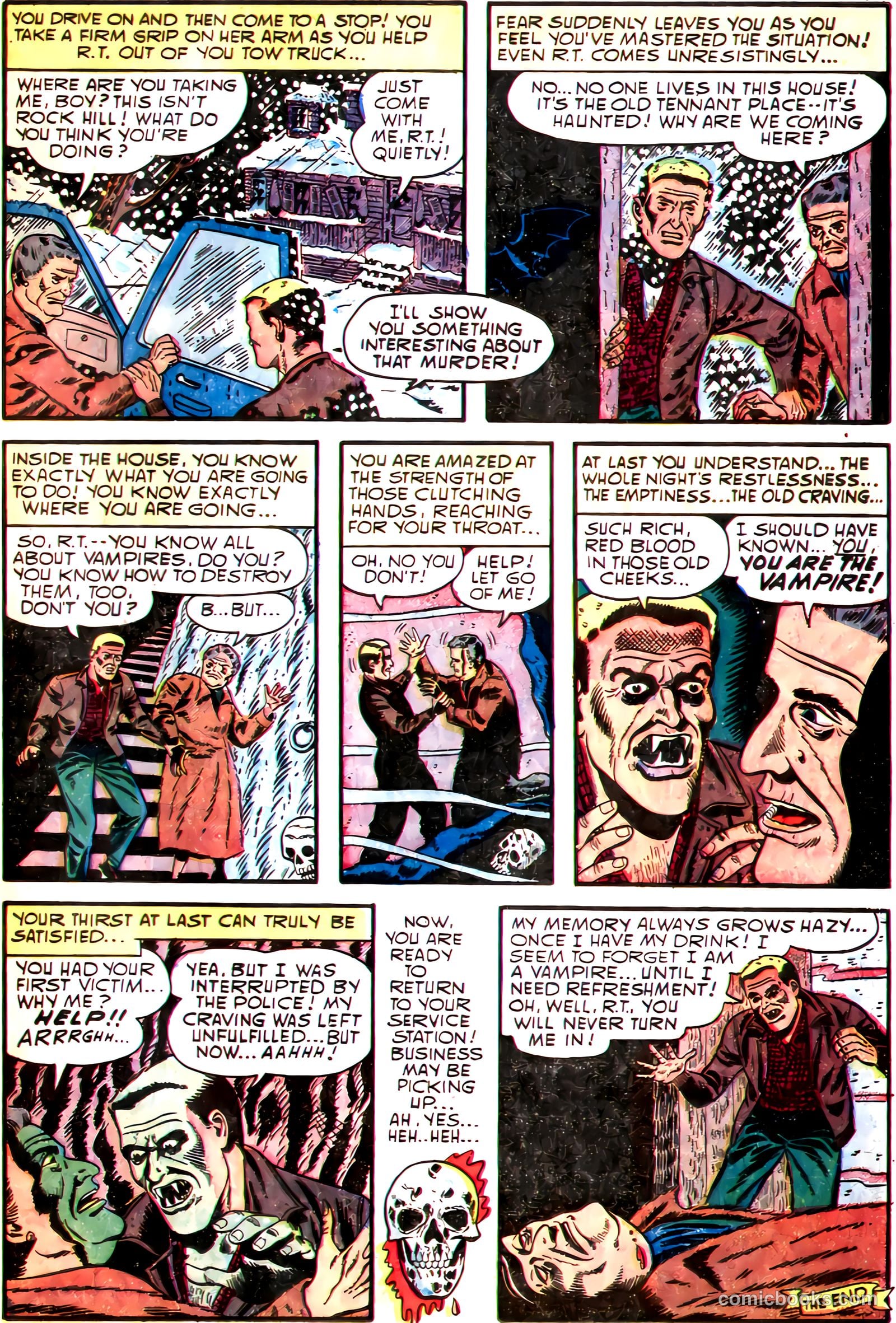 Dark Mysteries #19 (1954) — page 25 of 36