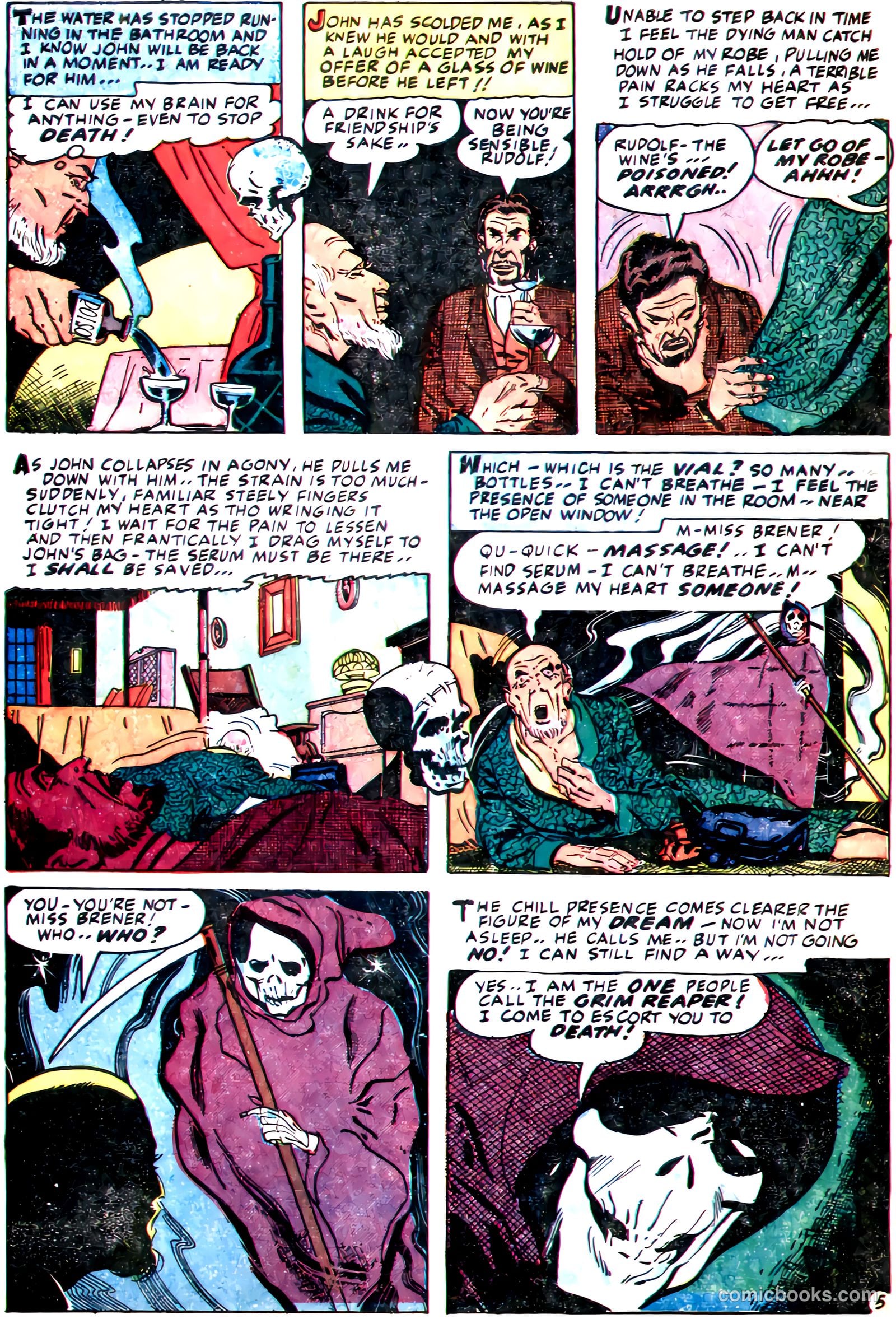 Dark Mysteries #19 (1954) — page 32 of 36