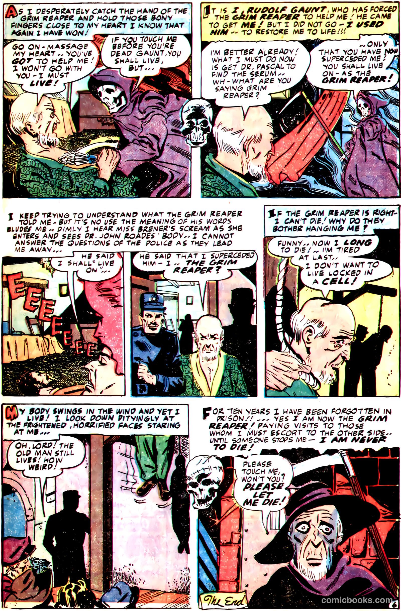Dark Mysteries #19 (1954) — page 33 of 36
