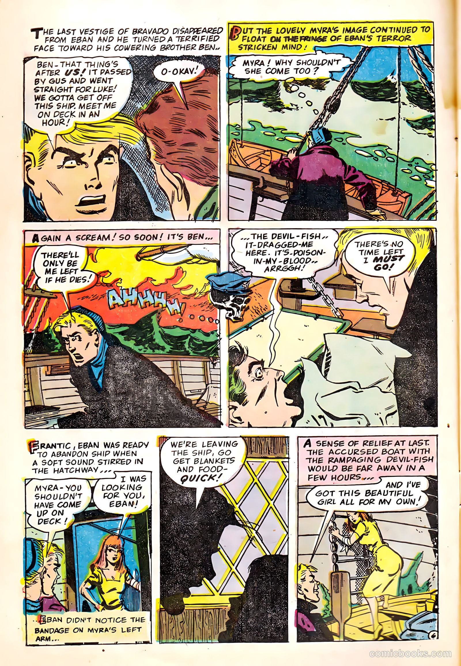 Dark Mysteries #20 (1954) — page 8 of 36