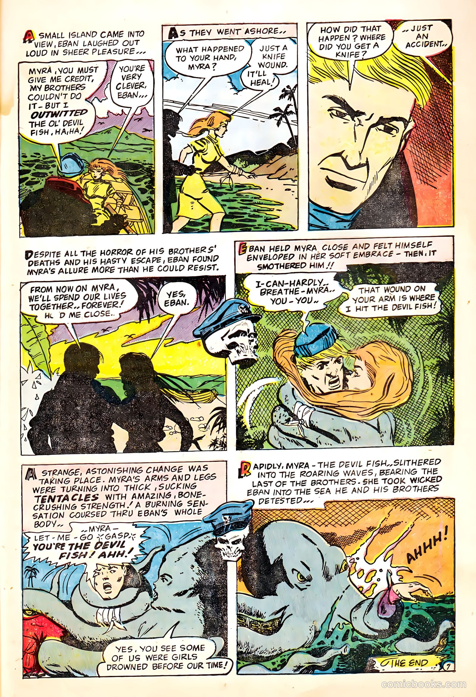 Dark Mysteries #20 (1954) — page 9 of 36