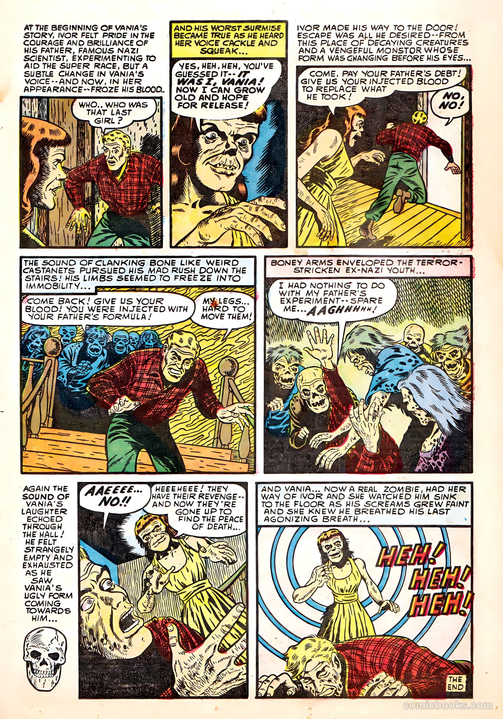 Dark Mysteries #20 (1954) — page 25 of 36