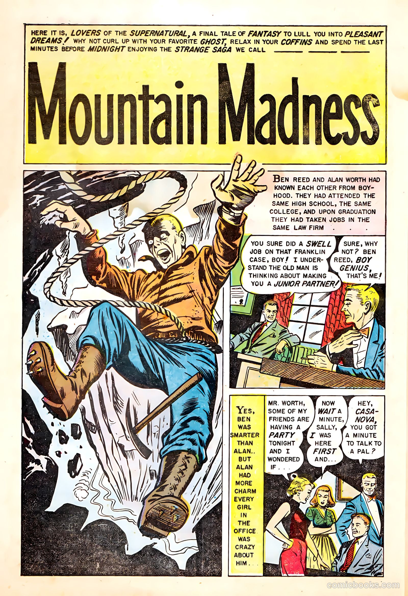 Dark Mysteries #20 (1954) — page 28 of 36