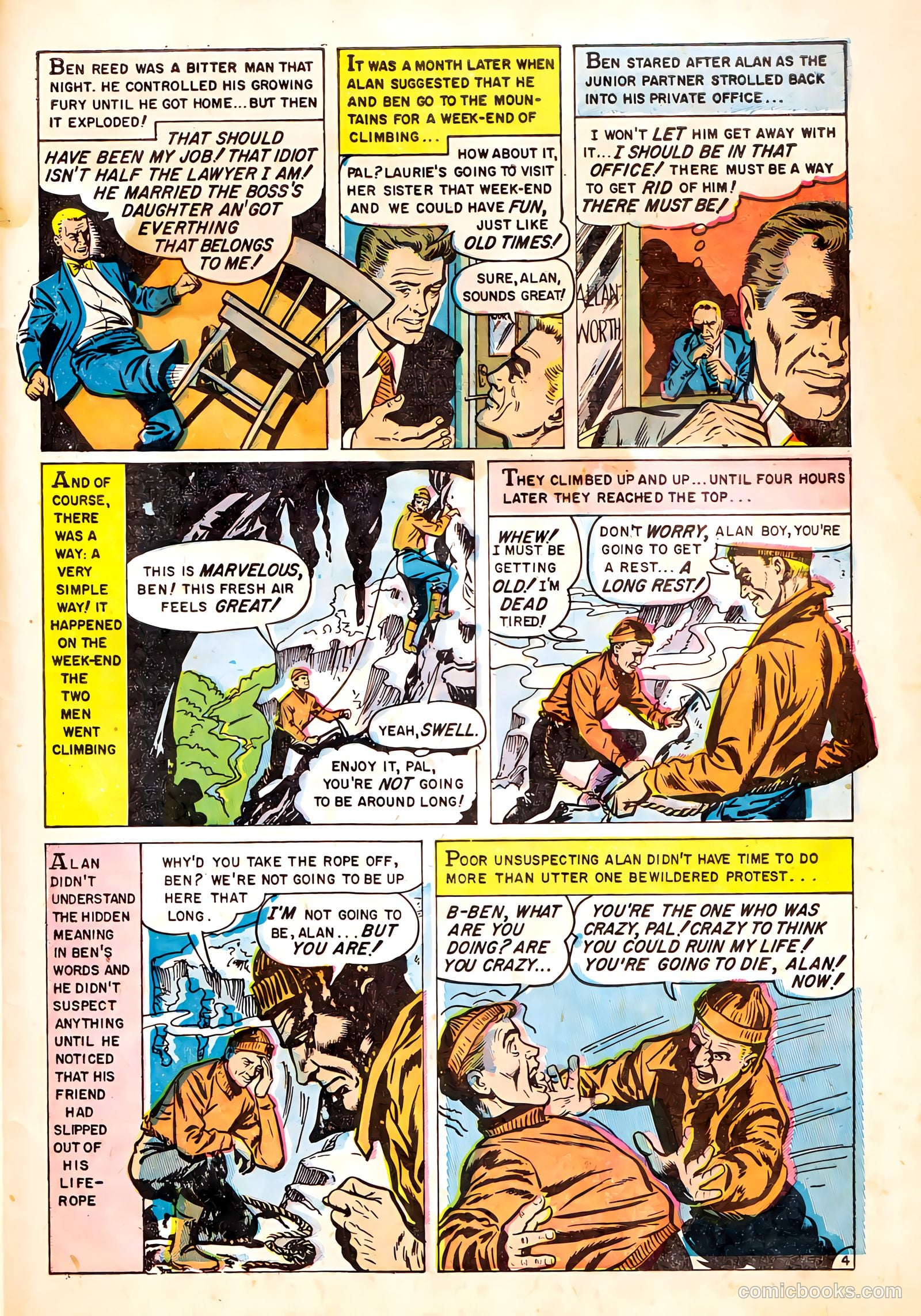 Dark Mysteries #20 (1954) — page 31 of 36
