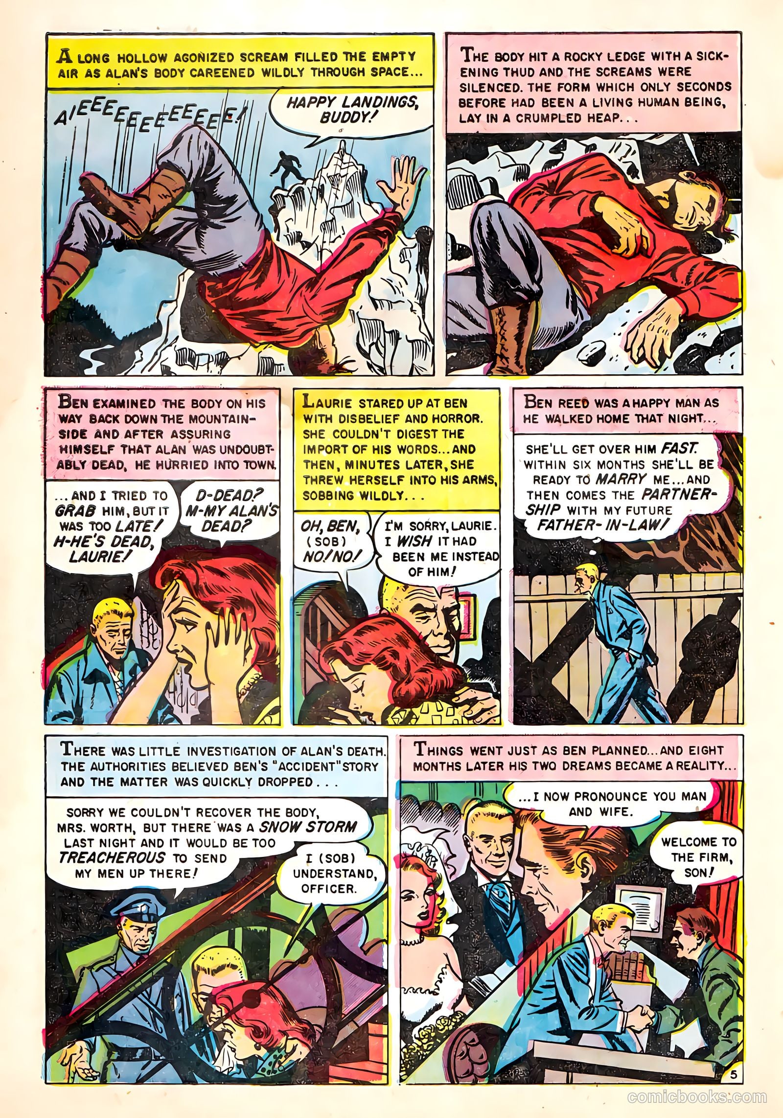 Dark Mysteries #20 (1954) — page 32 of 36
