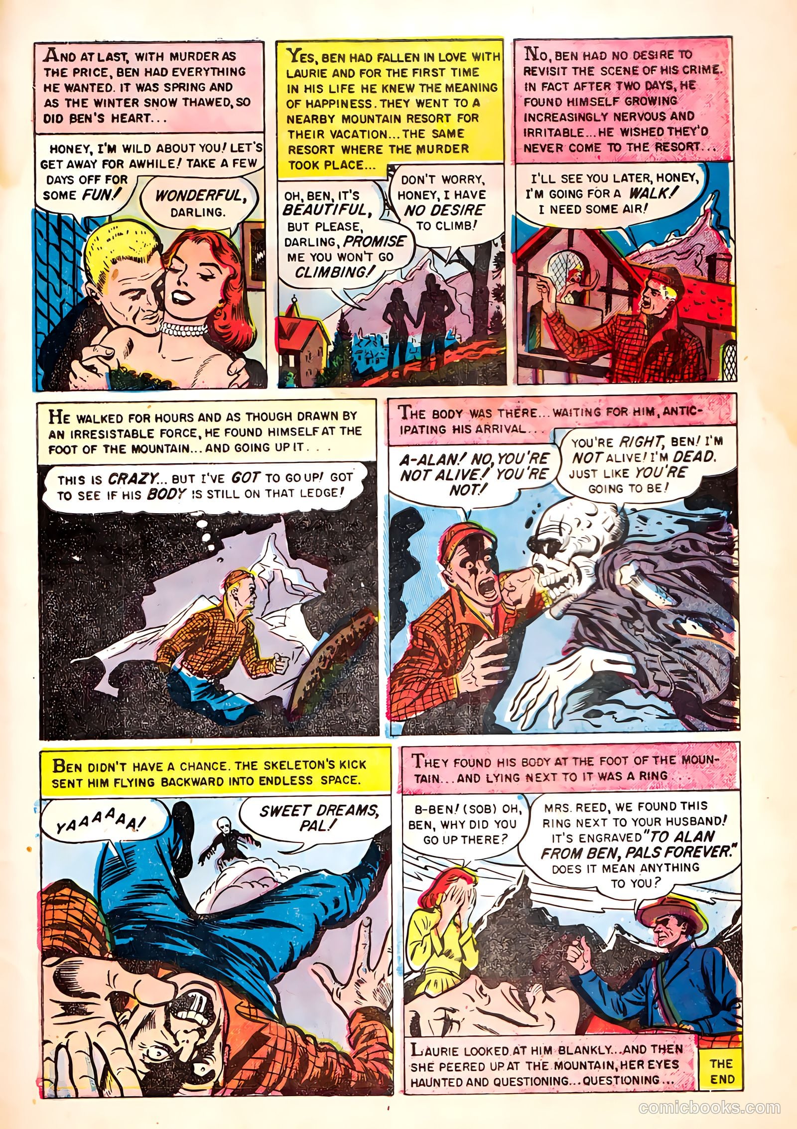 Dark Mysteries #20 (1954) — page 33 of 36