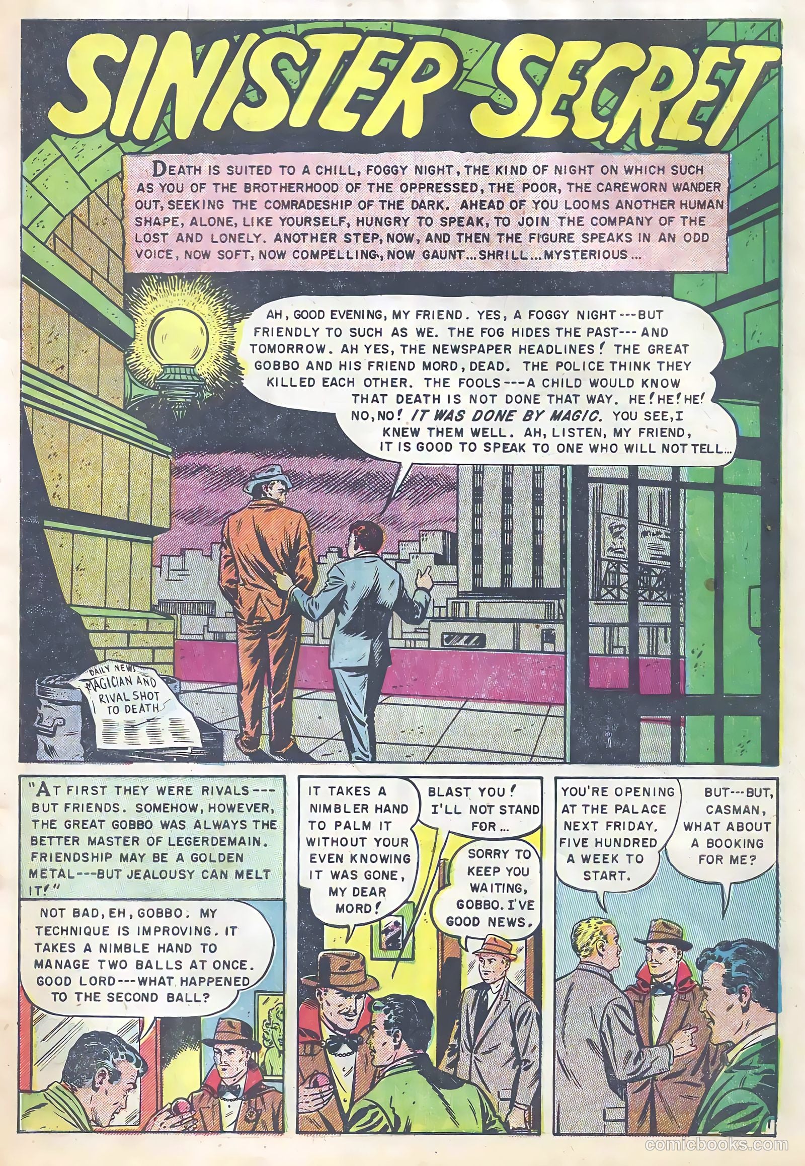 Dark Mysteries #21 (1954) — page 3 of 37
