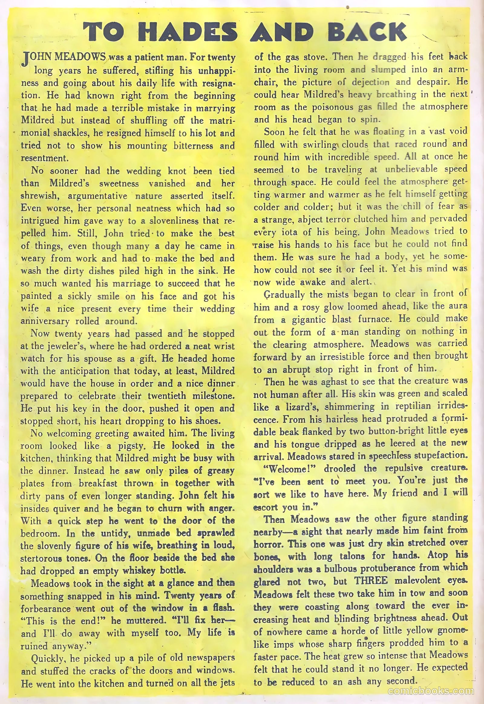 Dark Mysteries #21 (1954) — page 18 of 37