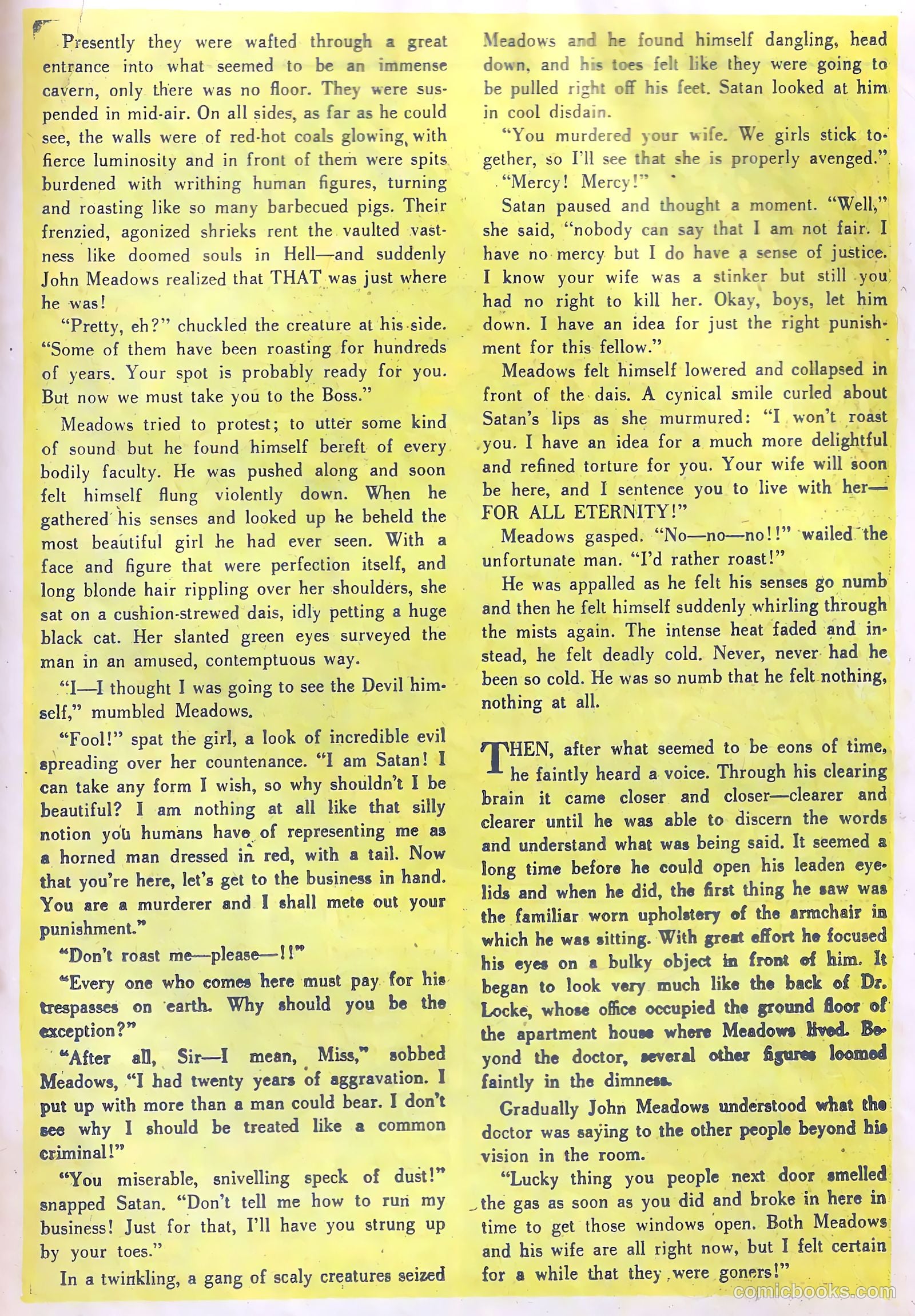 Dark Mysteries #21 (1954) — page 19 of 37