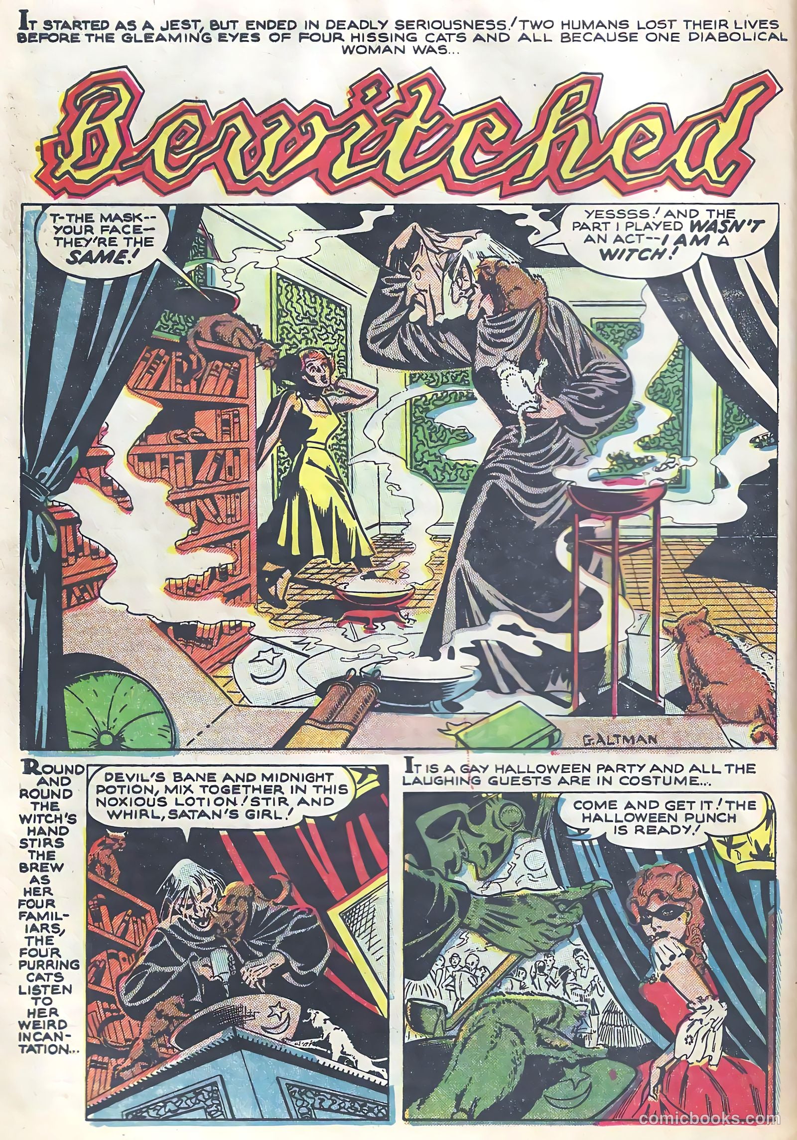 Dark Mysteries #21 (1954) — page 28 of 37
