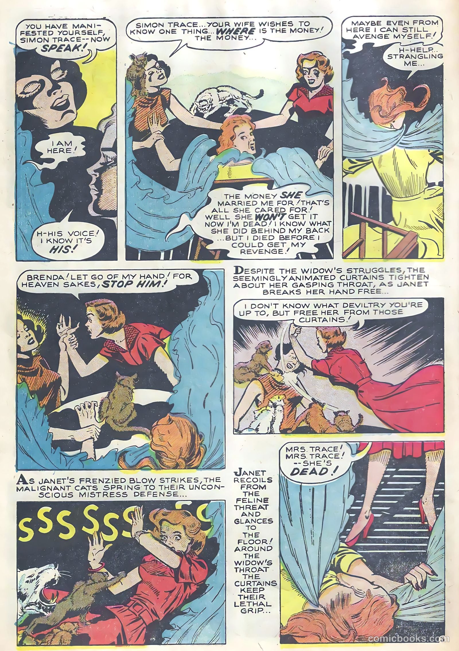 Dark Mysteries #21 (1954) — page 30 of 37