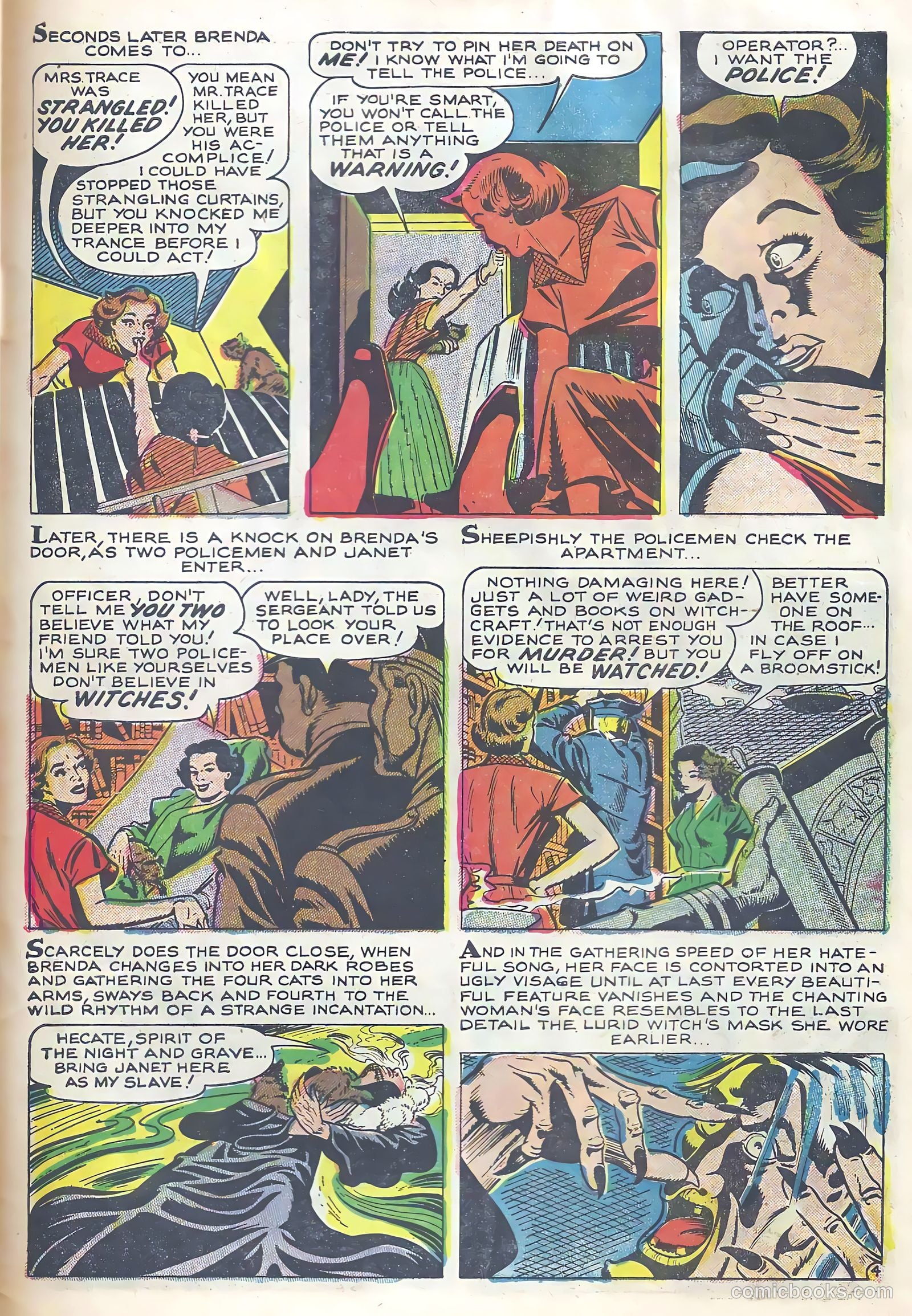 Dark Mysteries #21 (1954) — page 31 of 37