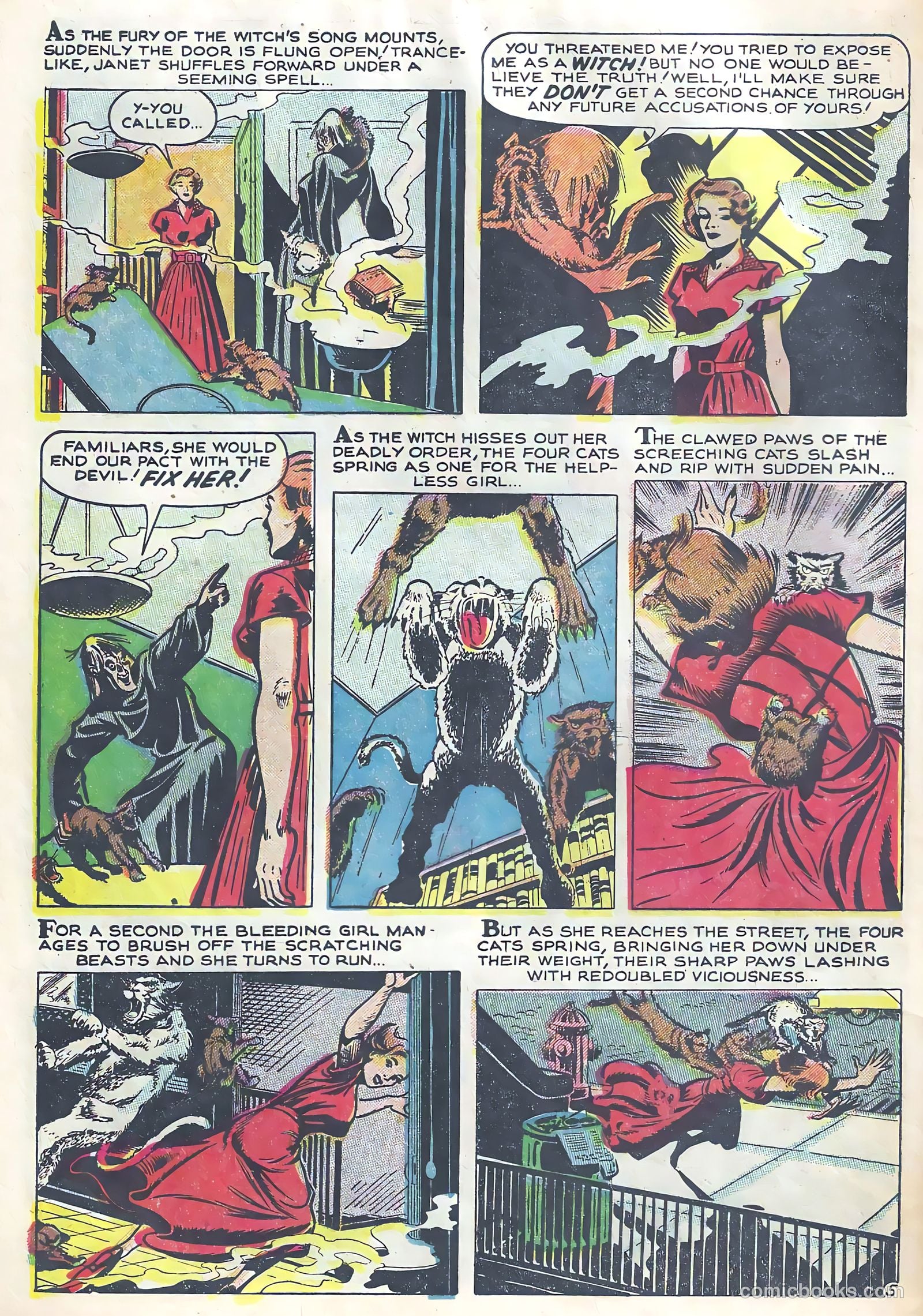 Dark Mysteries #21 (1954) — page 32 of 37