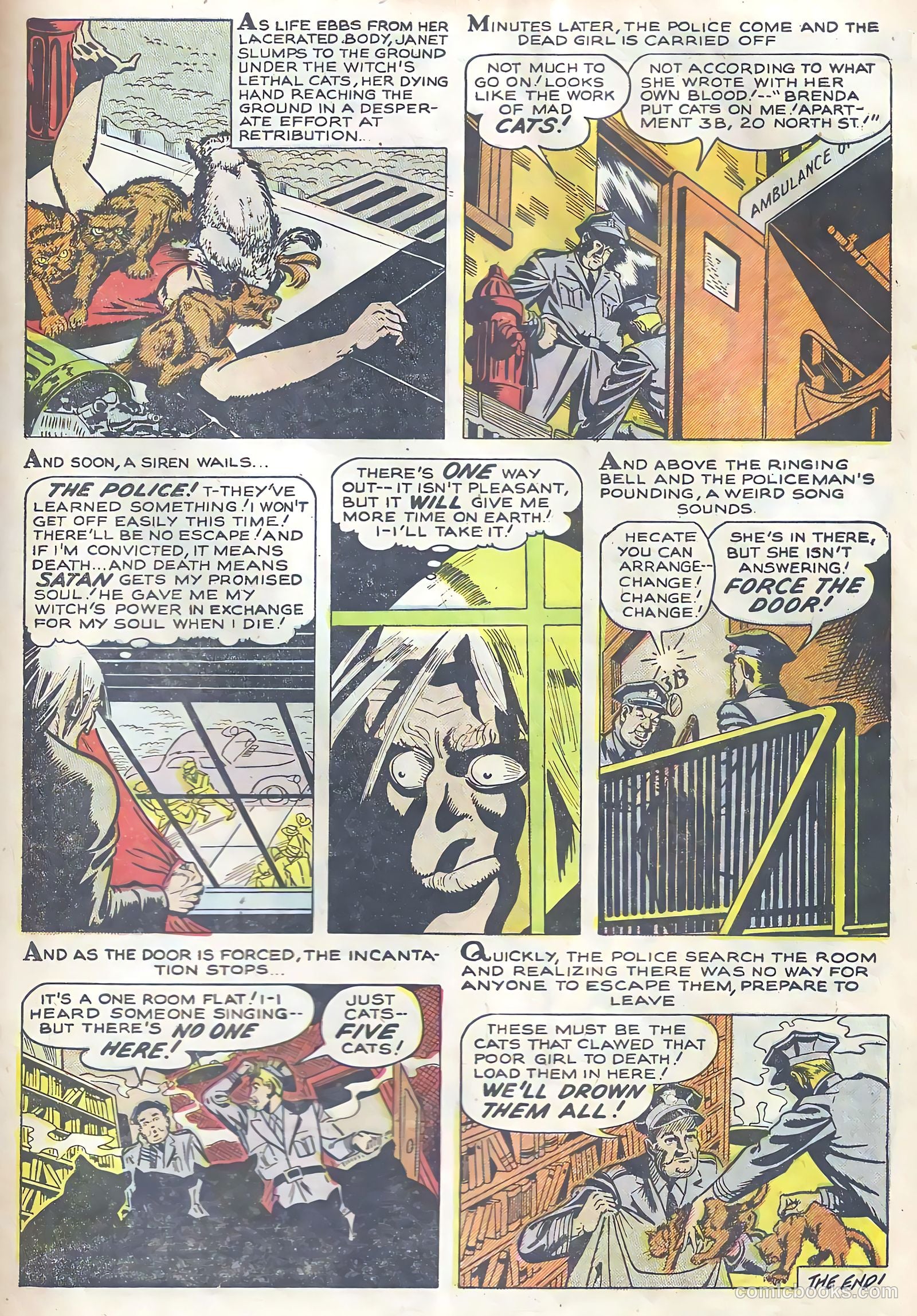 Dark Mysteries #21 (1954) — page 33 of 37