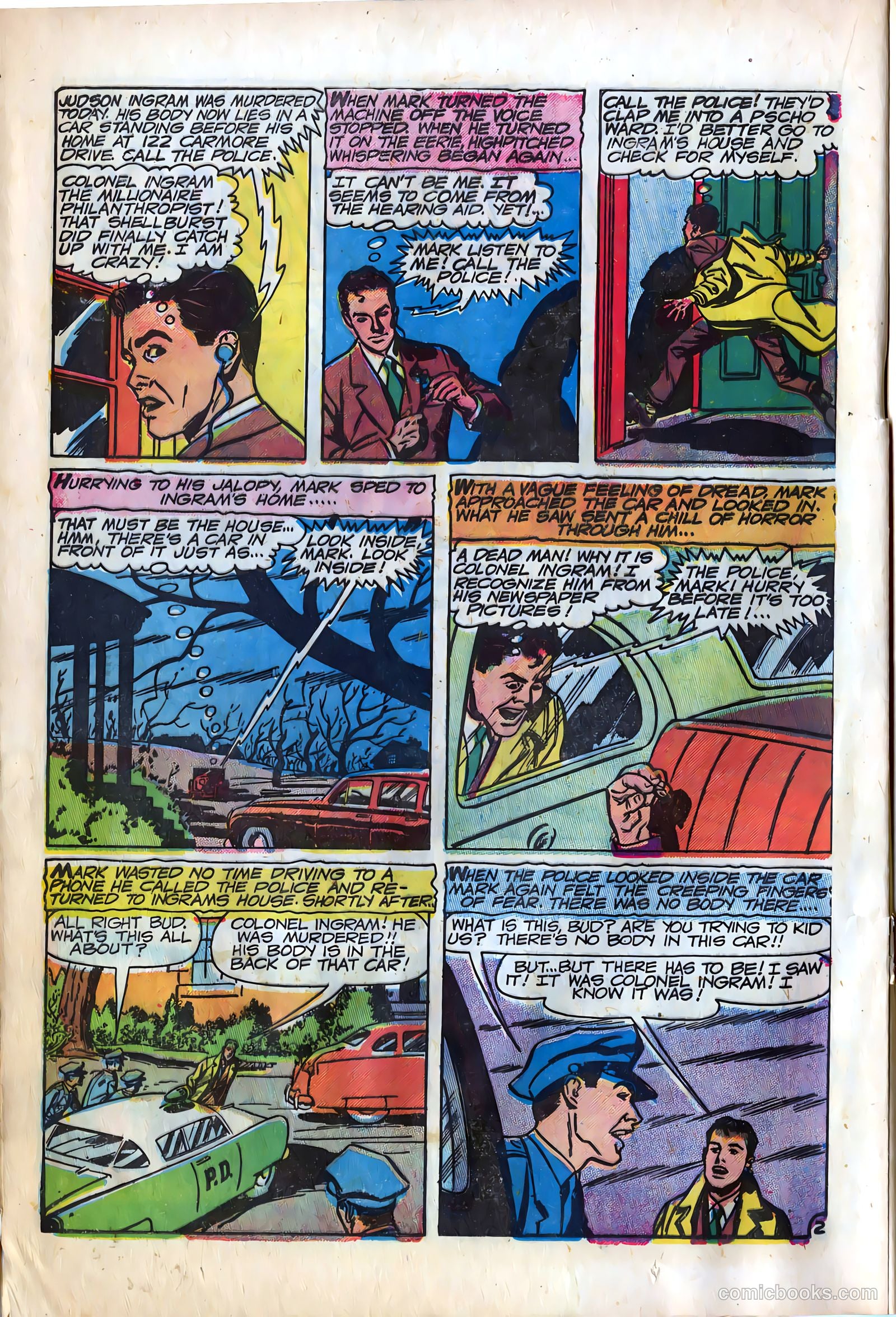 Dark Mysteries #22 (1955) — page 20 of 36