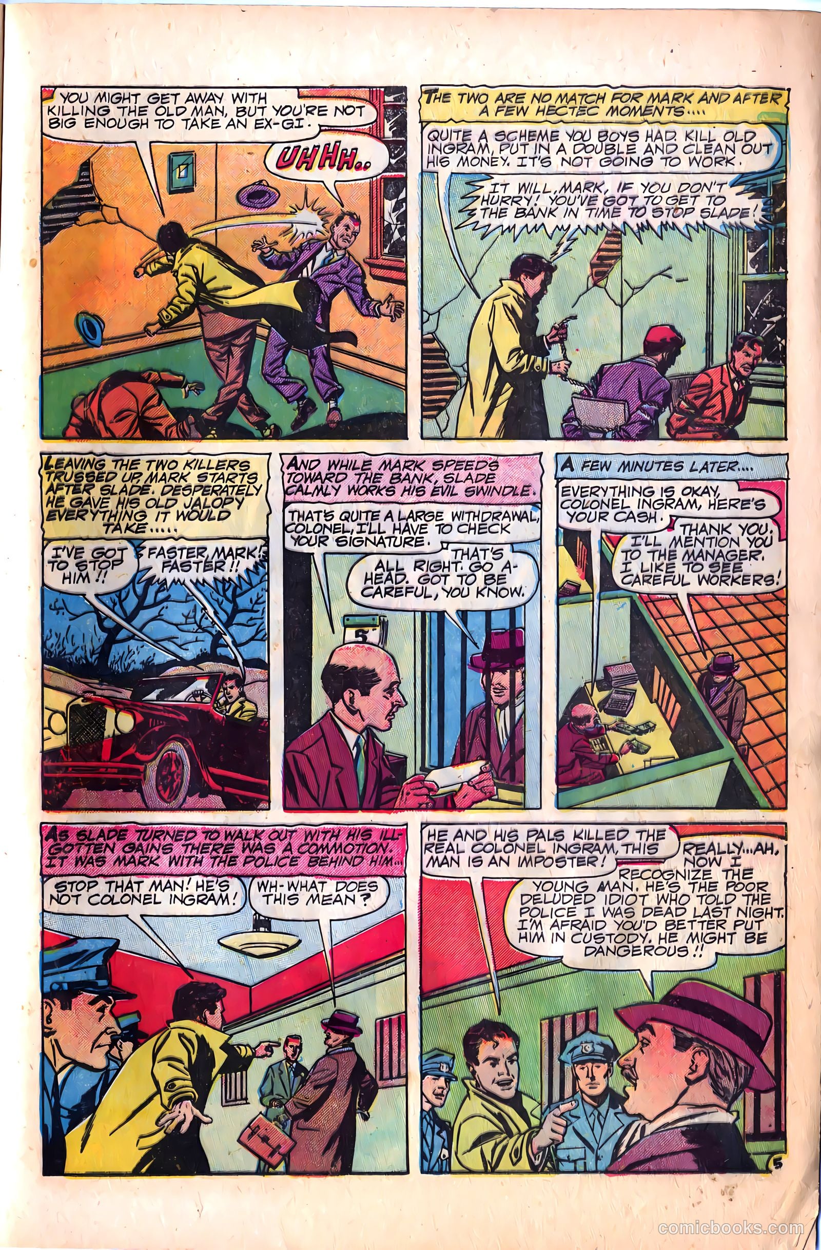 Dark Mysteries #22 (1955) — page 23 of 36