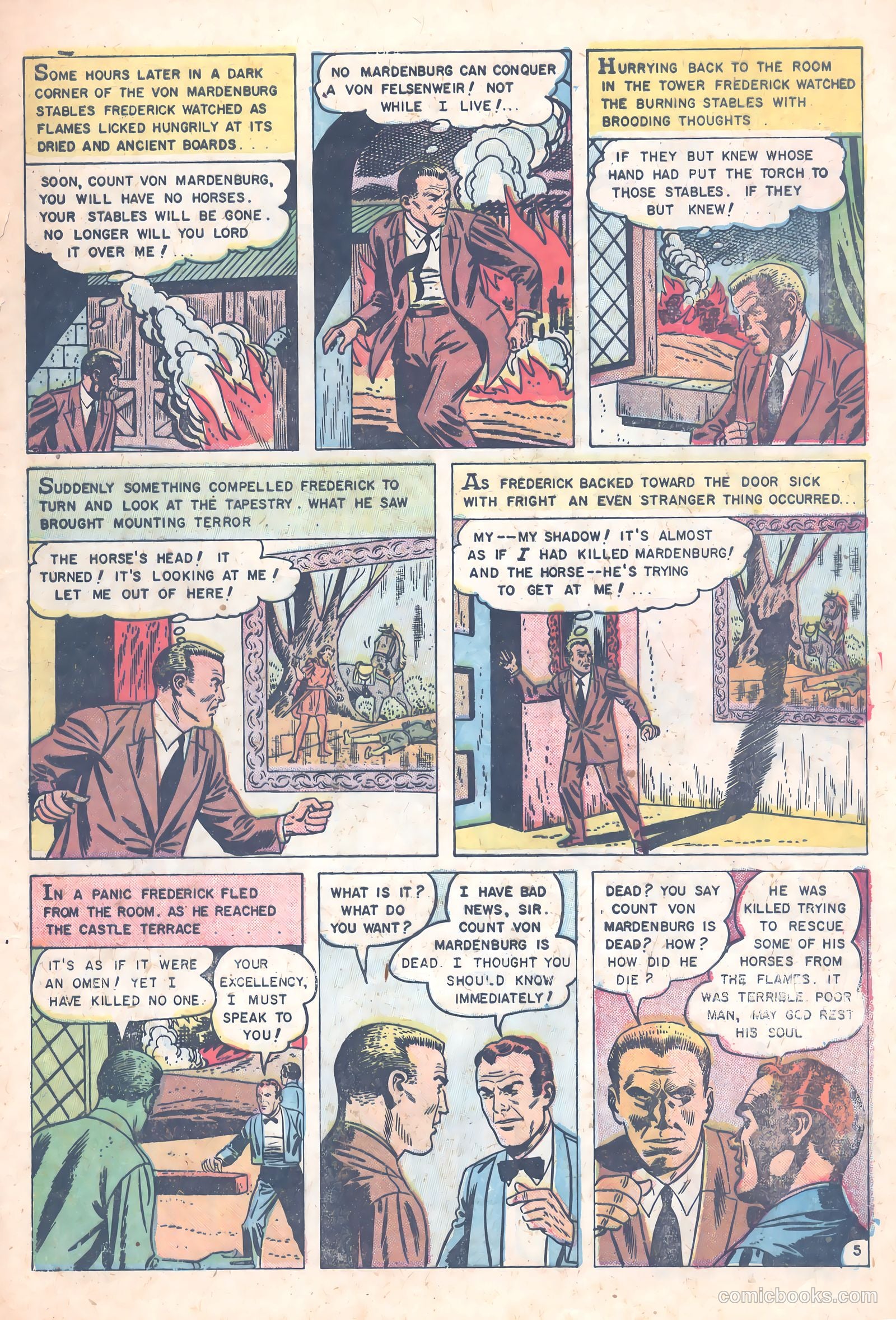 Dark Mysteries #23 (1955) — page 7 of 36