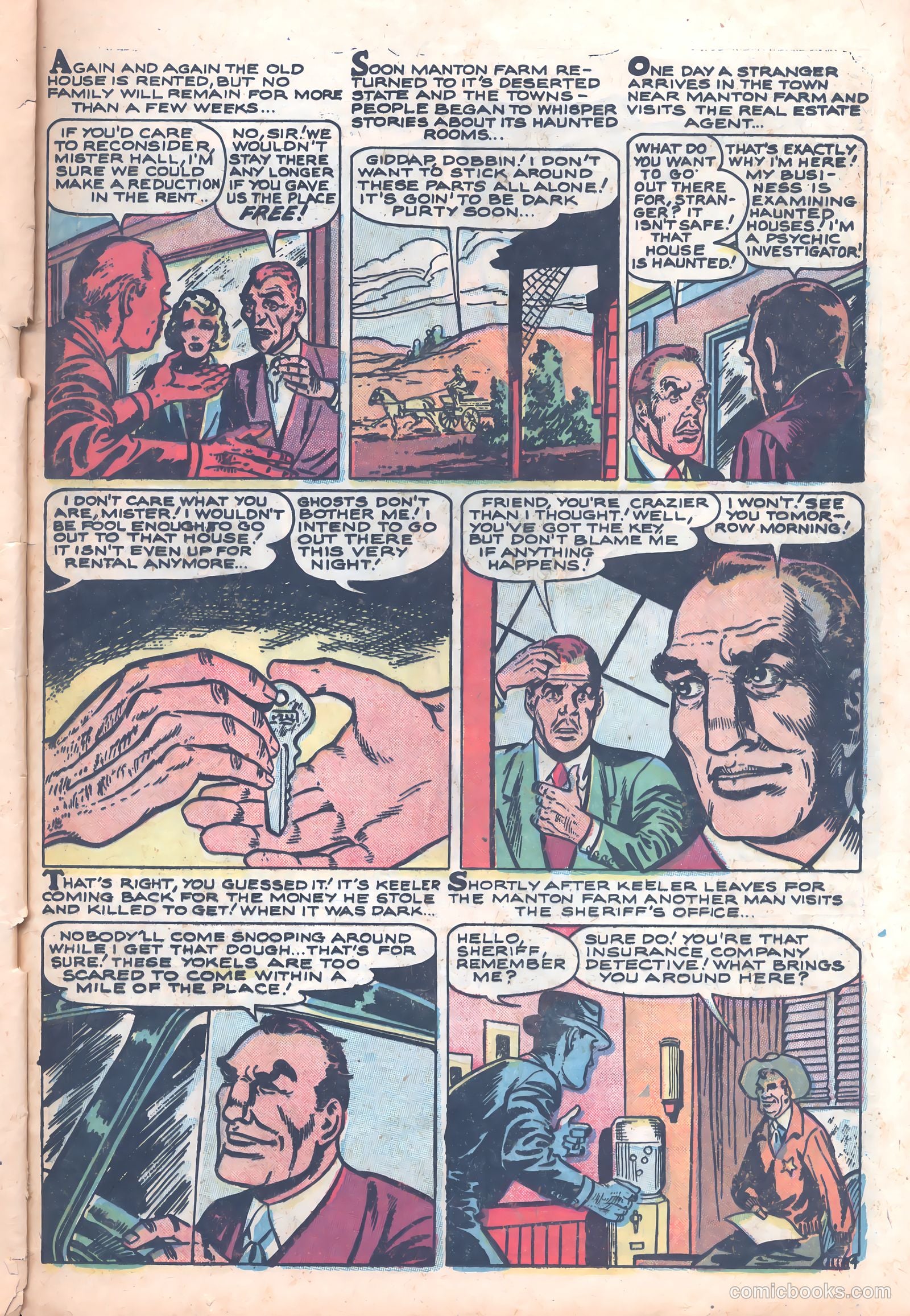 Dark Mysteries #23 (1955) — page 23 of 36
