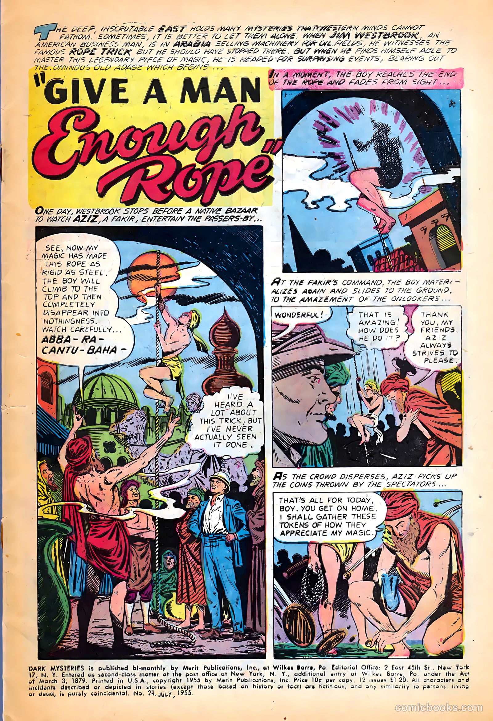 Dark Mysteries #24 (1955) — page 3 of 36