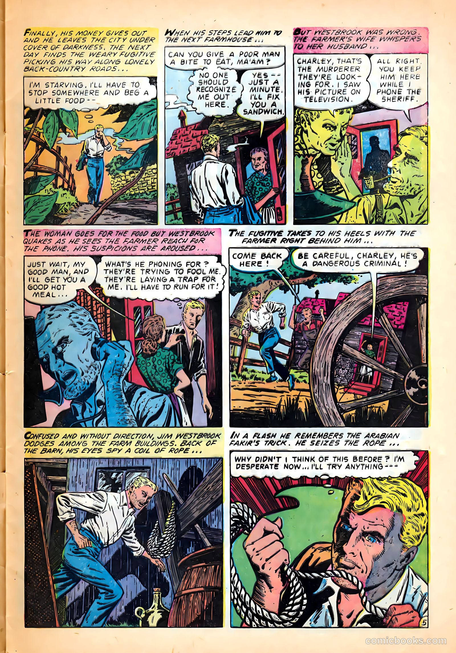 Dark Mysteries #24 (1955) — page 7 of 36